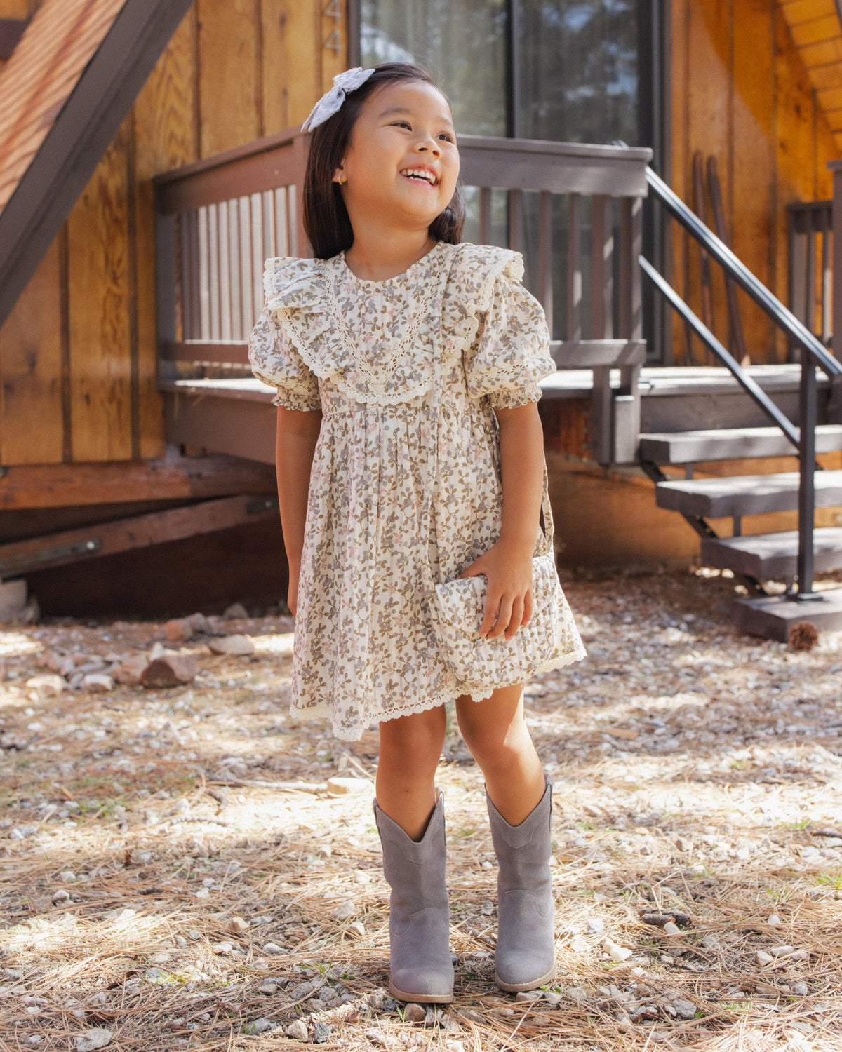 Winnie Dress Winter Garden - Rylee + Cru | Kids Clothes | Trendy Baby Clothes | Modern Infant Outfits |