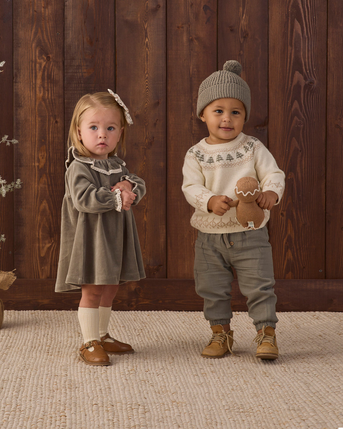 Rex Sweater Tree Fair Isle - Rylee + Cru | Kids Clothes | Trendy Baby Clothes | Modern Infant Outfits |