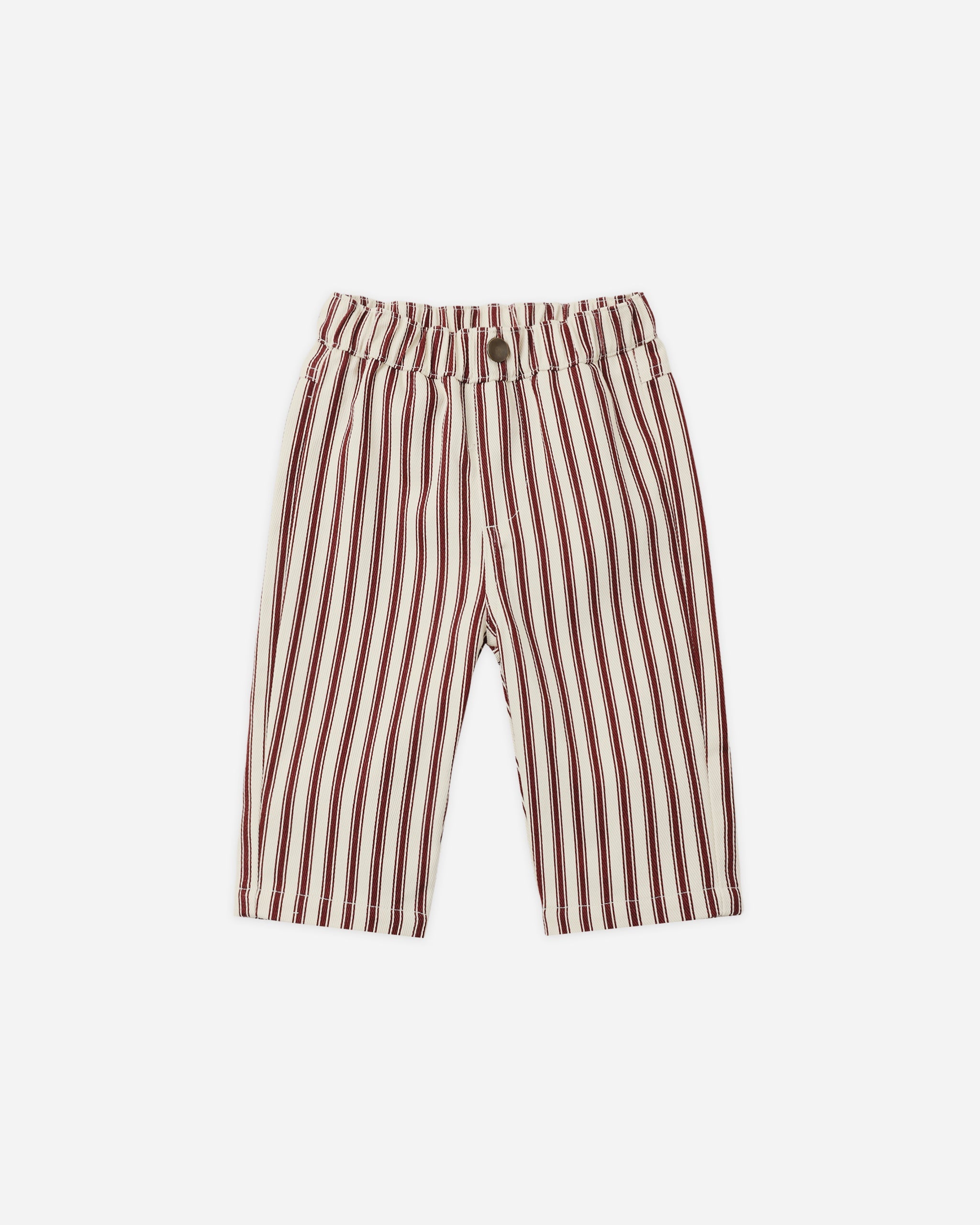 Grayson Pant Black Cherry Pinstripe - Rylee + Cru | Kids Clothes | Trendy Baby Clothes | Modern Infant Outfits |