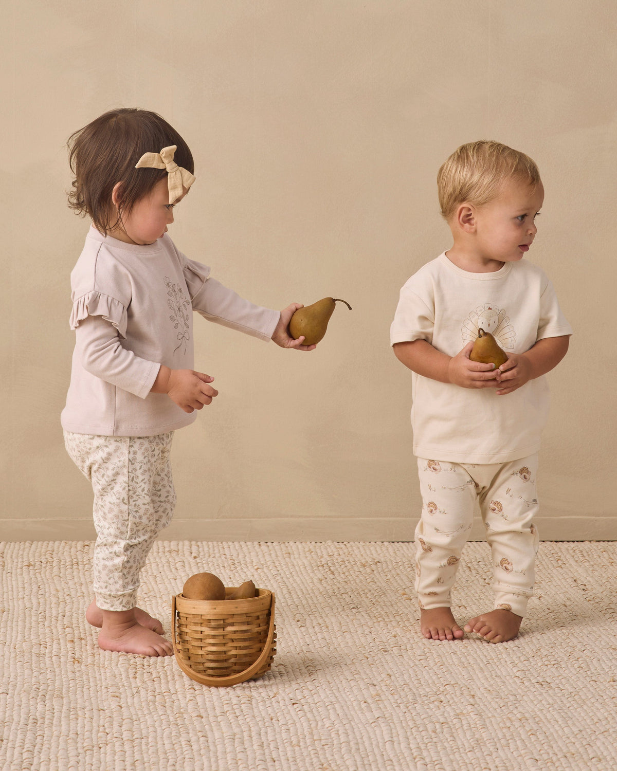 Drawstring Pant Turkey - Rylee + Cru | Kids Clothes | Trendy Baby Clothes | Modern Infant Outfits |