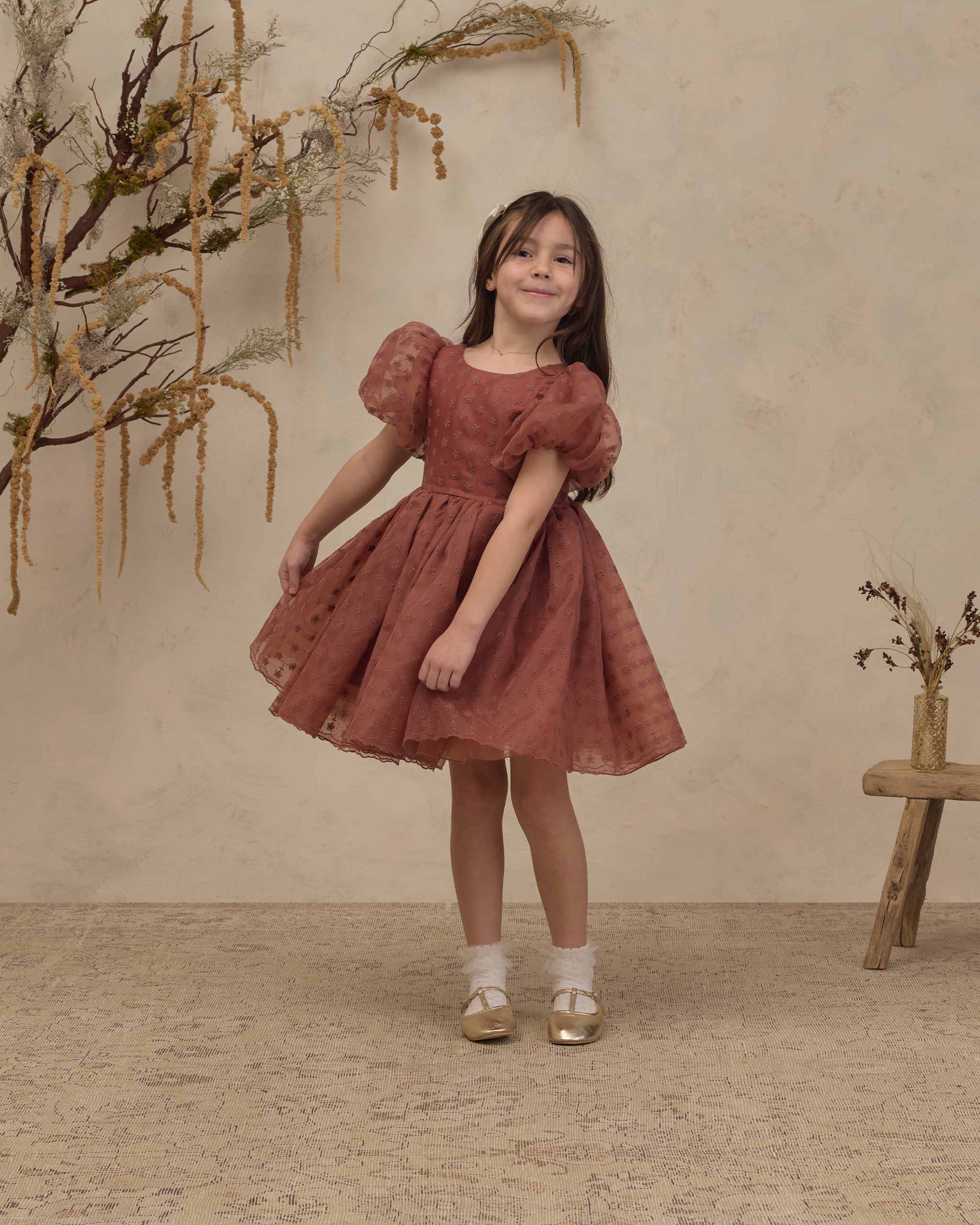 Ruffle Socks Spice, Ivory - Rylee + Cru | Kids Clothes | Trendy Baby Clothes | Modern Infant Outfits |