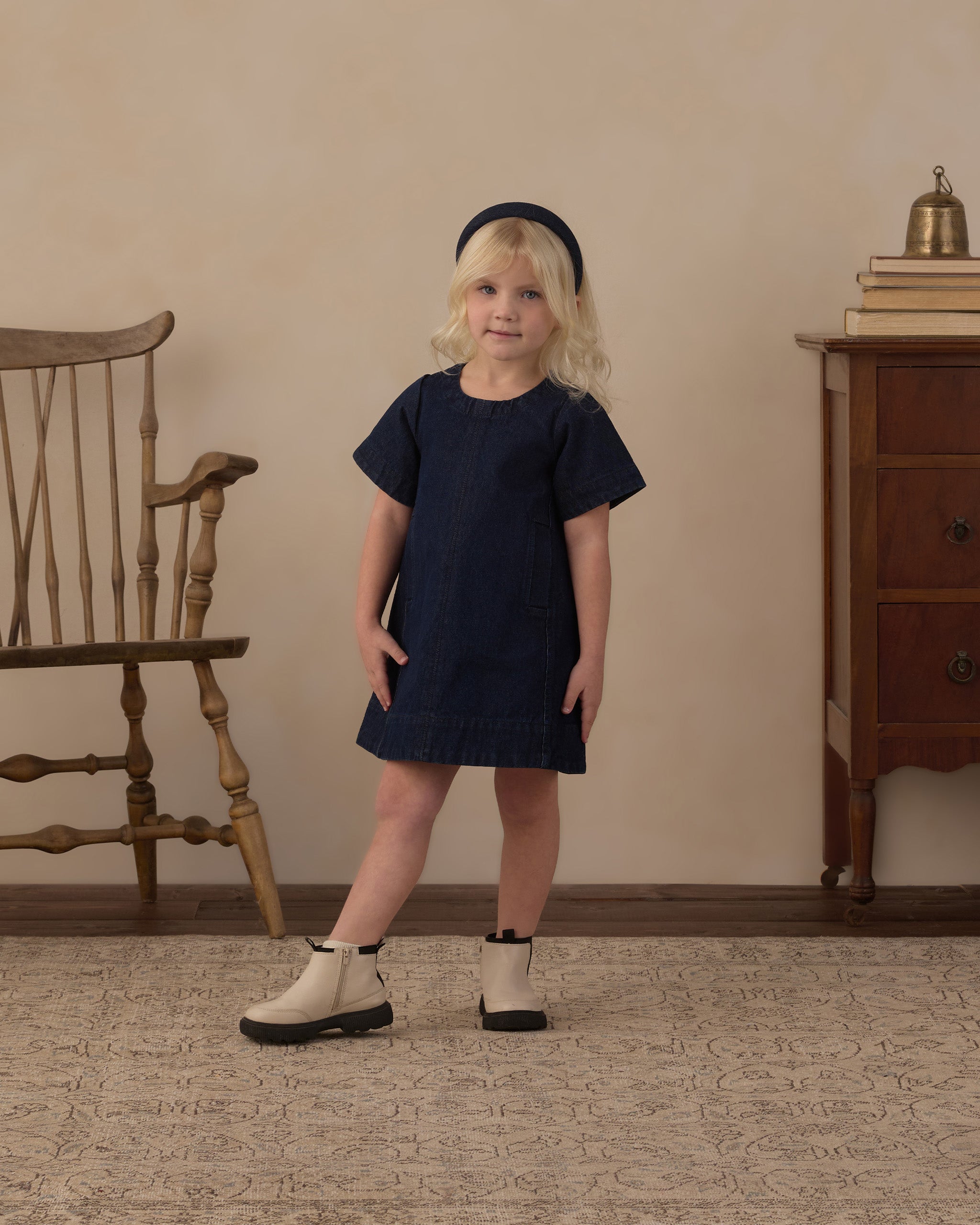 Padded Headband Dark Indigo - Rylee + Cru | Kids Clothes | Trendy Baby Clothes | Modern Infant Outfits |