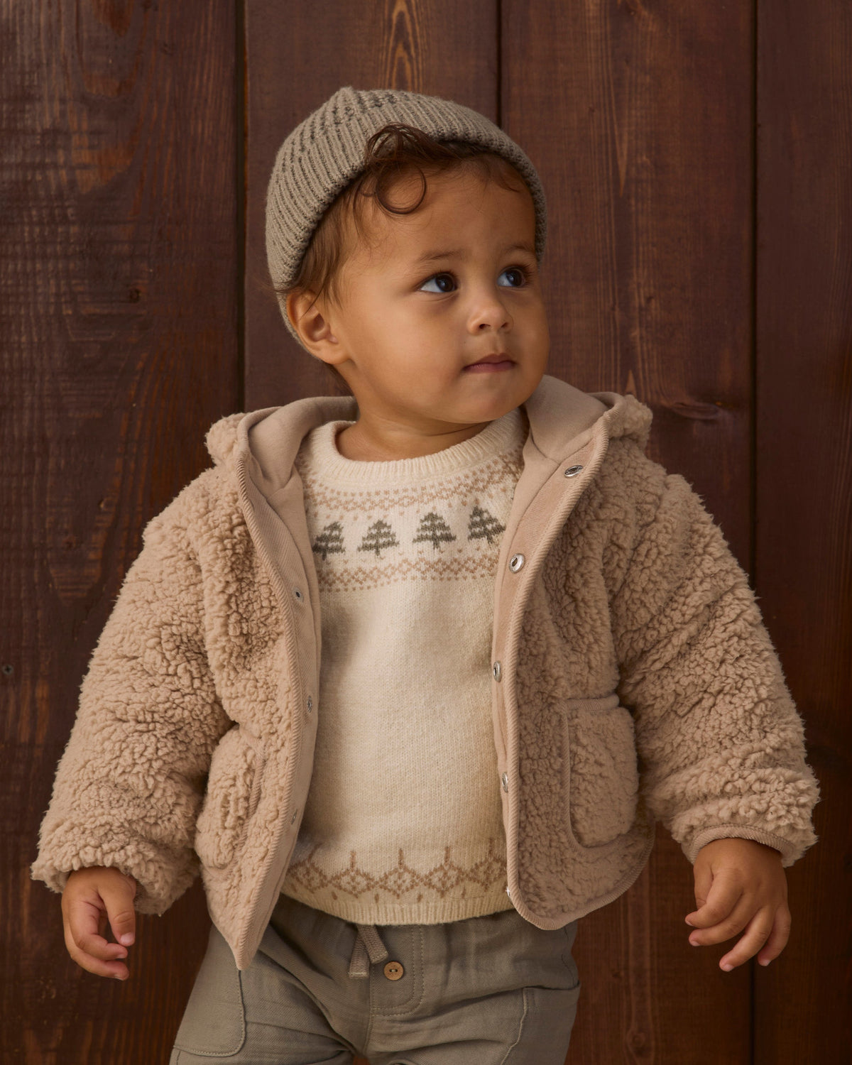 Winter Jacket Latte - Rylee + Cru | Kids Clothes | Trendy Baby Clothes | Modern Infant Outfits |