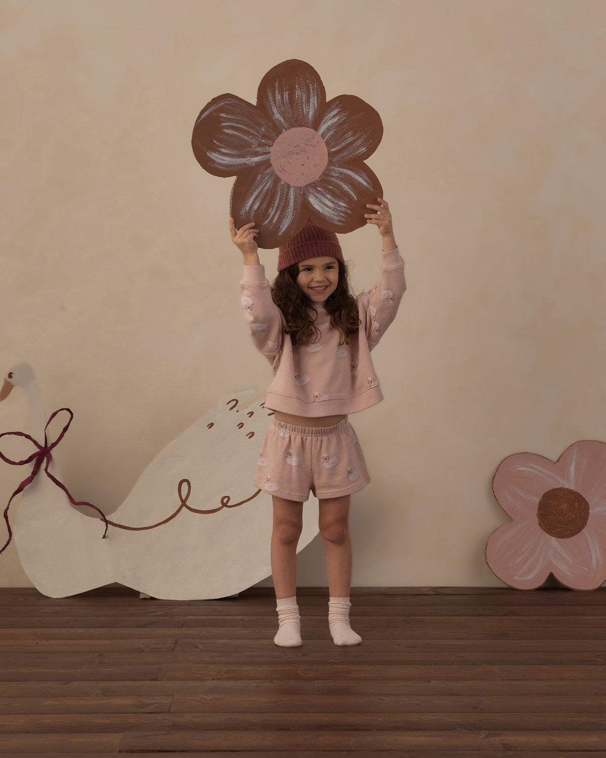 Boxy Pullover Swans - Rylee + Cru | Kids Clothes | Trendy Baby Clothes | Modern Infant Outfits |