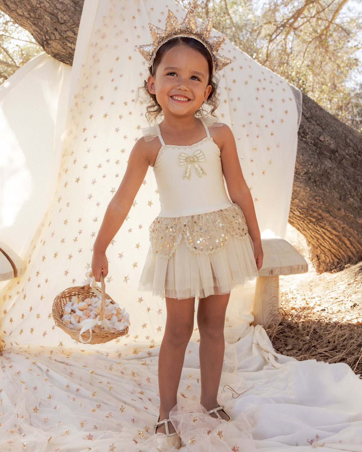 Elise Tutu Champagne - Rylee + Cru | Kids Clothes | Trendy Baby Clothes | Modern Infant Outfits |