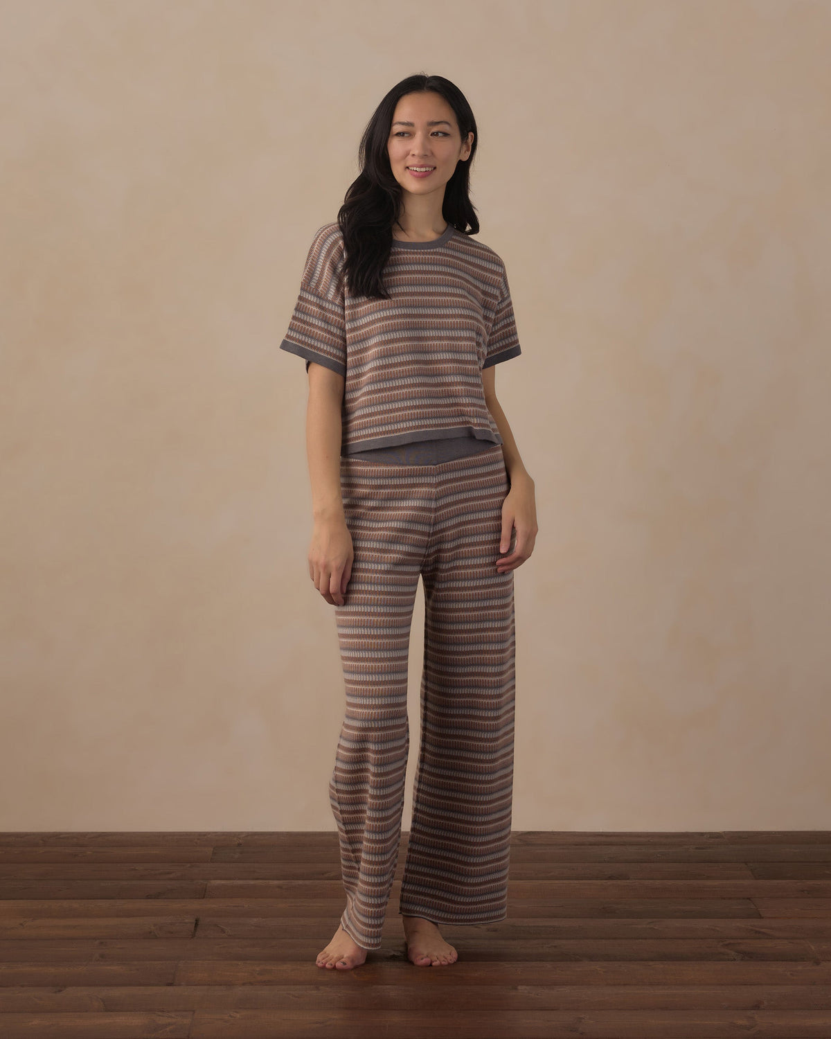 Women's Knit Wide Leg Multi-Stripe - Rylee + Cru | Kids Clothes | Trendy Baby Clothes | Modern Infant Outfits |