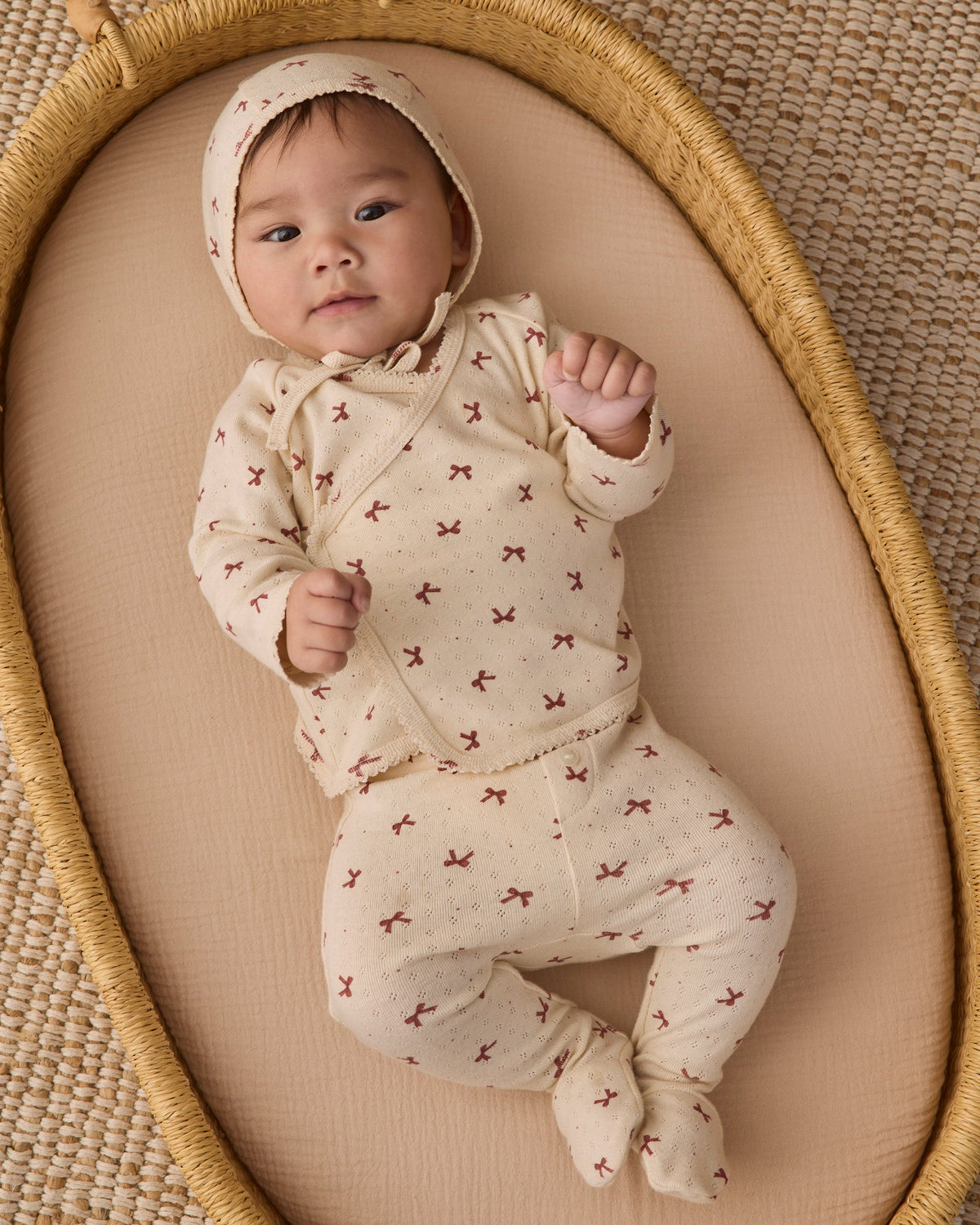 Take Home Set Red Bows - Rylee + Cru | Kids Clothes | Trendy Baby Clothes | Modern Infant Outfits |