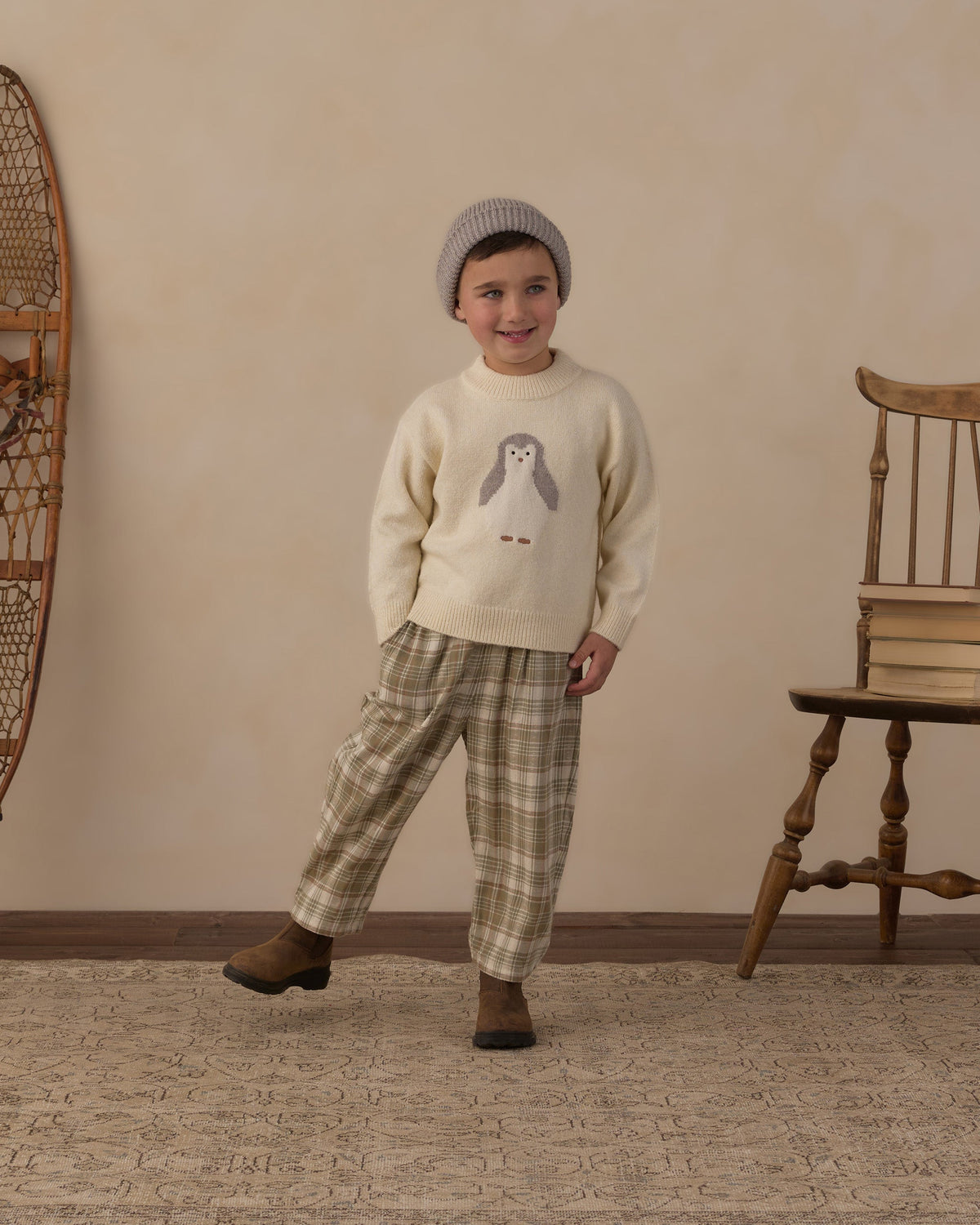 Reagan Sweater Penguin - Rylee + Cru | Kids Clothes | Trendy Baby Clothes | Modern Infant Outfits |