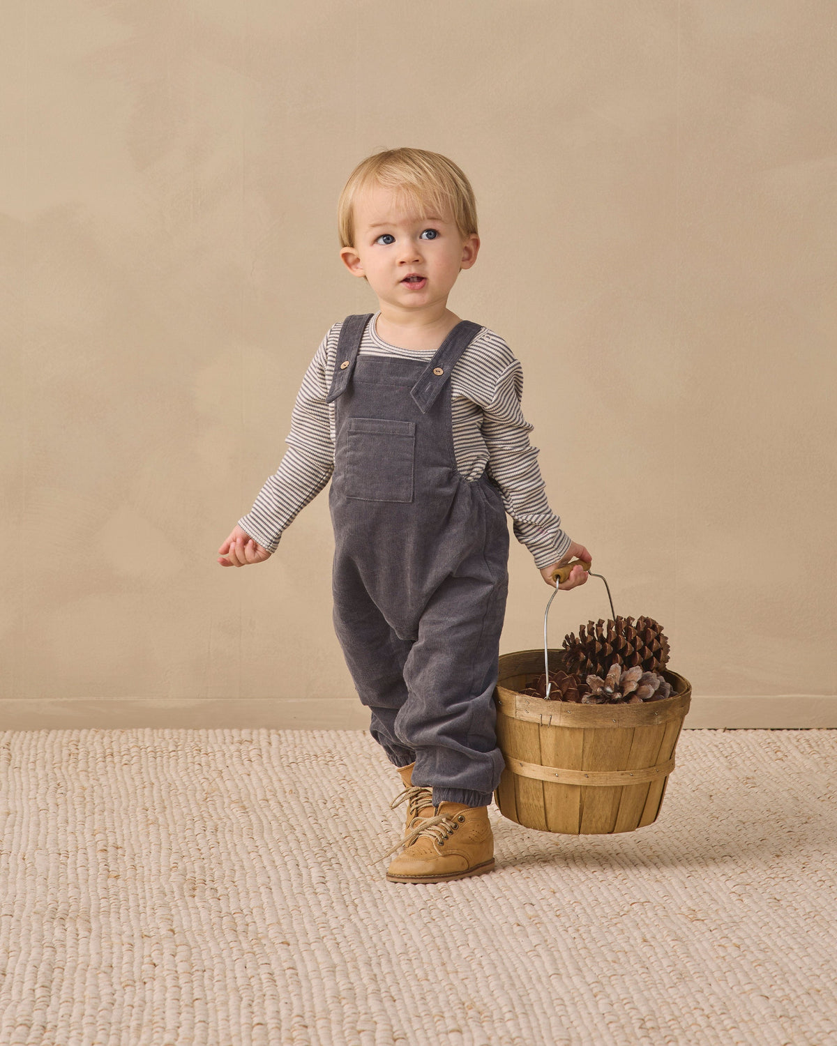 Baby Overall Midnight - Rylee + Cru | Kids Clothes | Trendy Baby Clothes | Modern Infant Outfits |