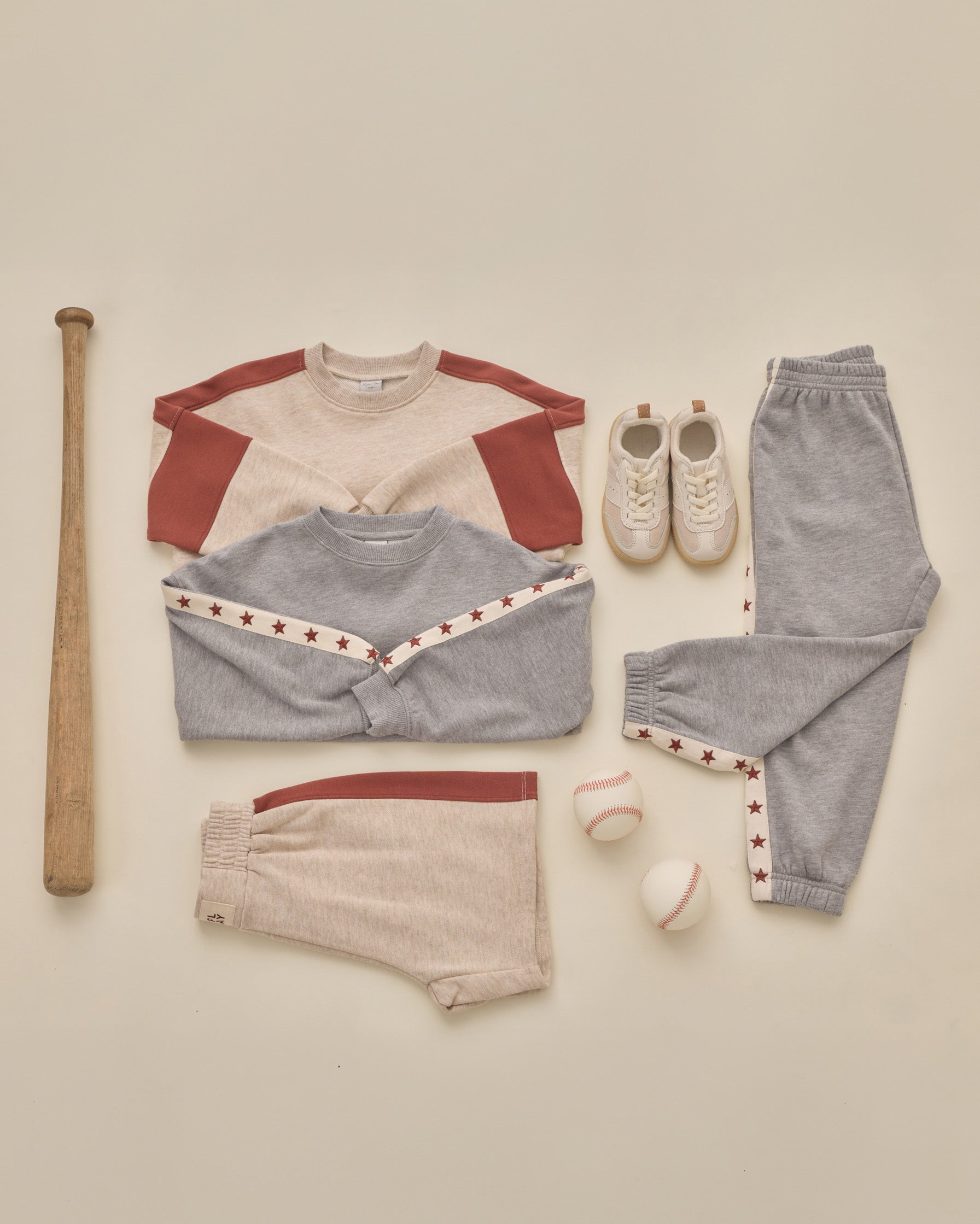Rylan Sweatshirt Heathered Ash - Rylee + Cru | Kids Clothes | Trendy Baby Clothes | Modern Infant Outfits |