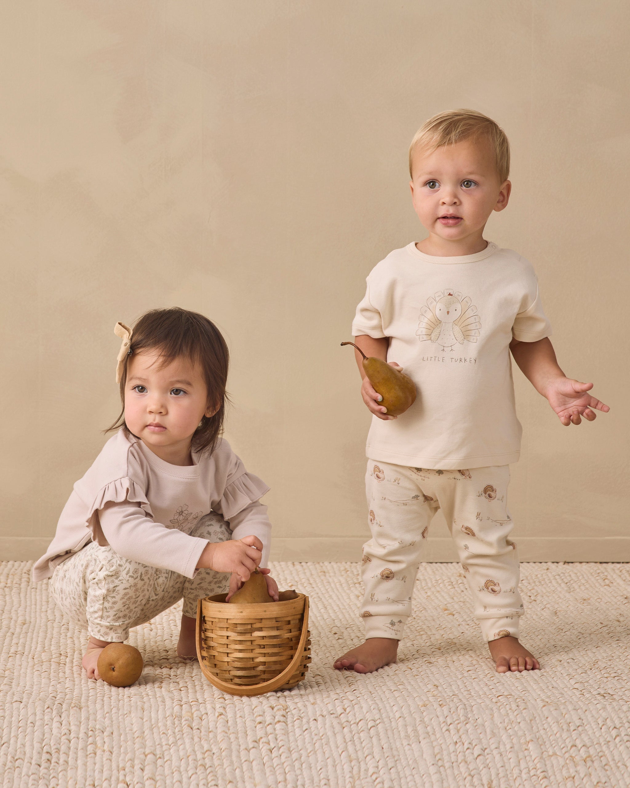 Drawstring Pant Floret - Rylee + Cru | Kids Clothes | Trendy Baby Clothes | Modern Infant Outfits |