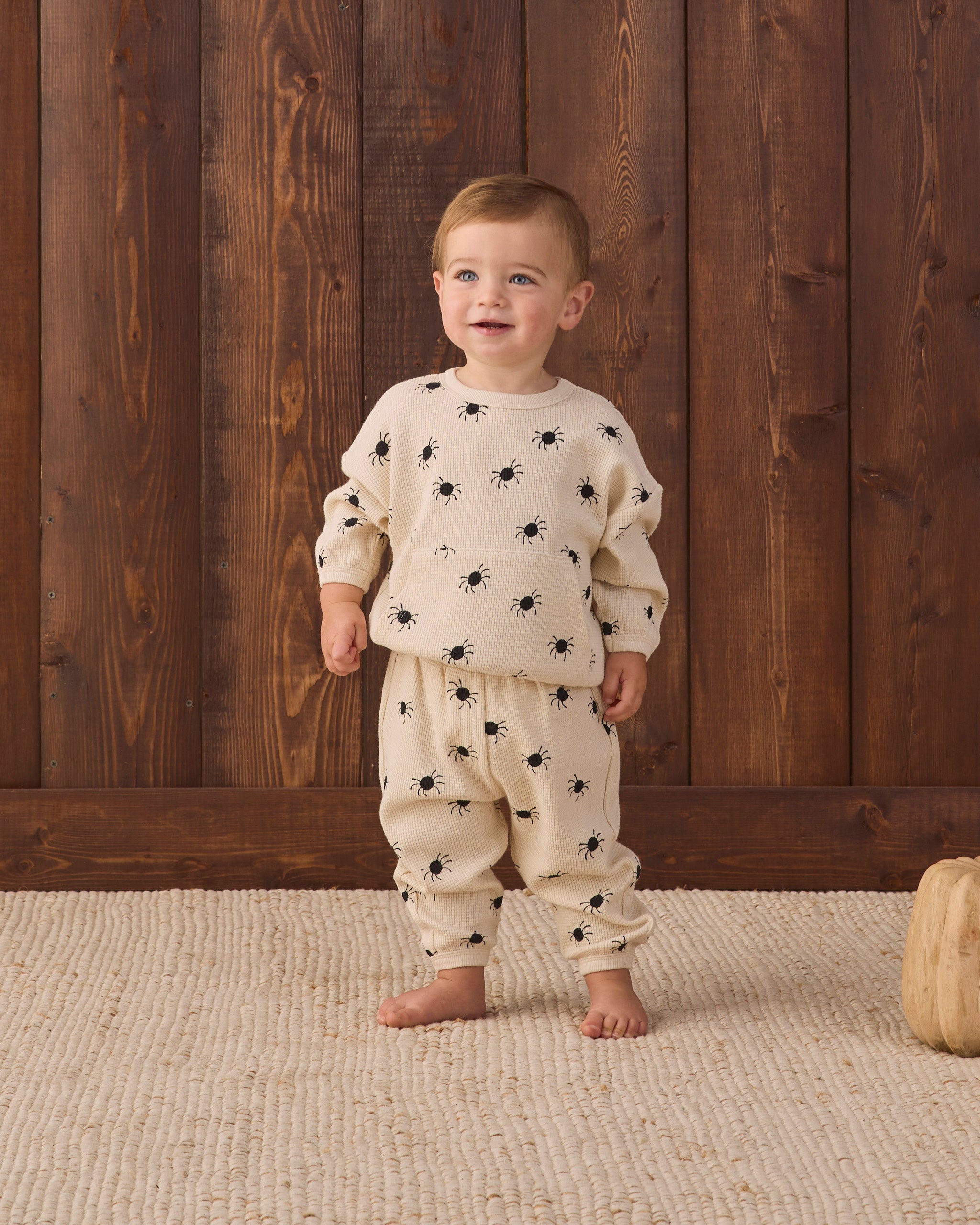 Waffle Slouch Set Bitsy Spider - Rylee + Cru | Kids Clothes | Trendy Baby Clothes | Modern Infant Outfits |