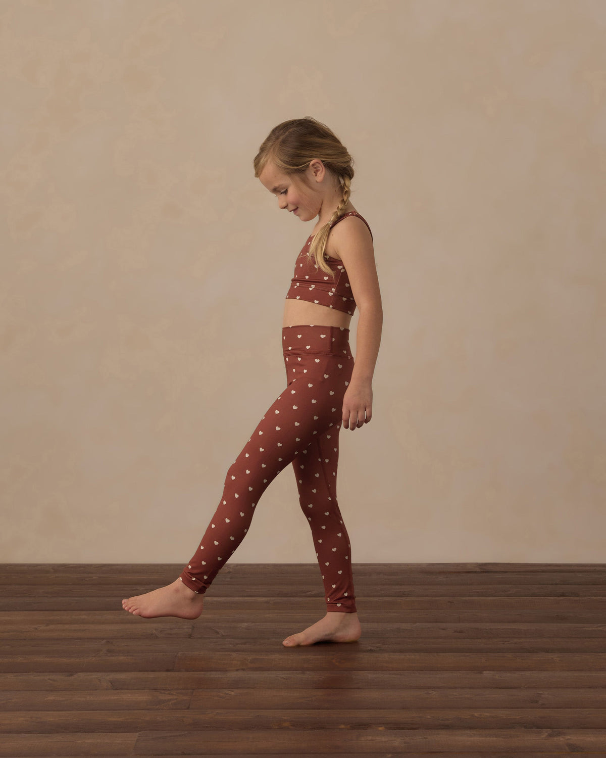 Basic Legging Brick Hearts - Rylee + Cru | Kids Clothes | Trendy Baby Clothes | Modern Infant Outfits |