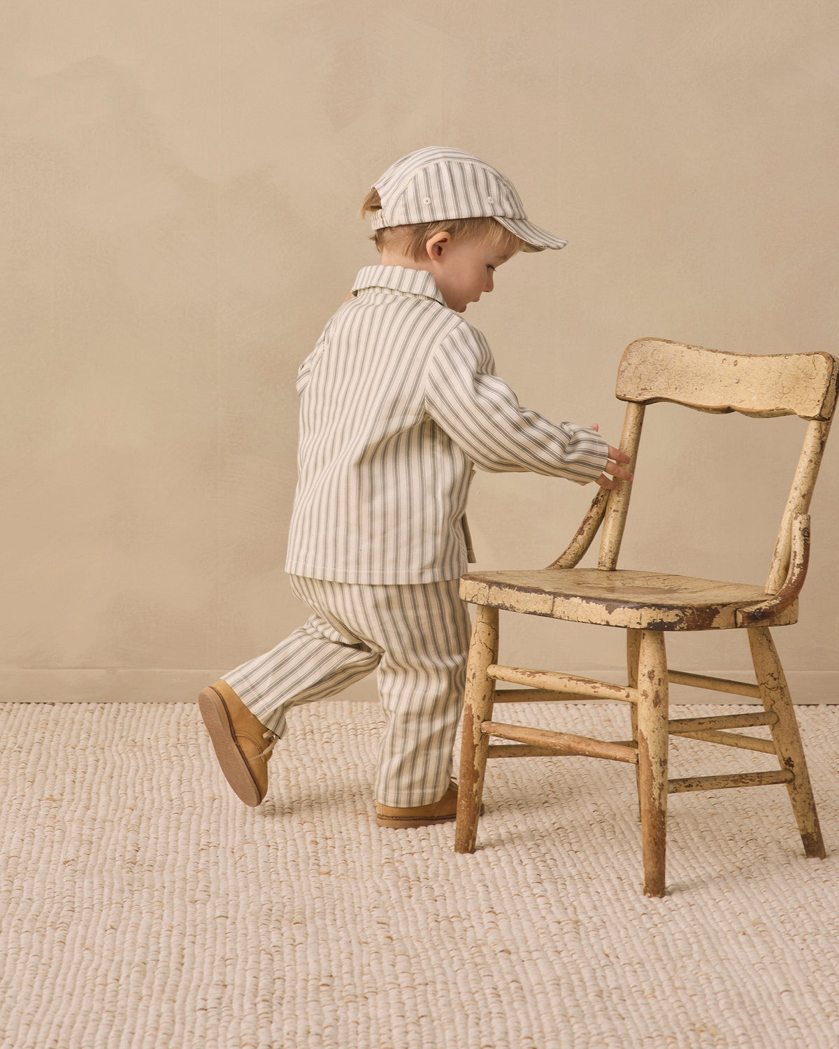 Utility Jacket Laurel Pinstripe - Rylee + Cru | Kids Clothes | Trendy Baby Clothes | Modern Infant Outfits |