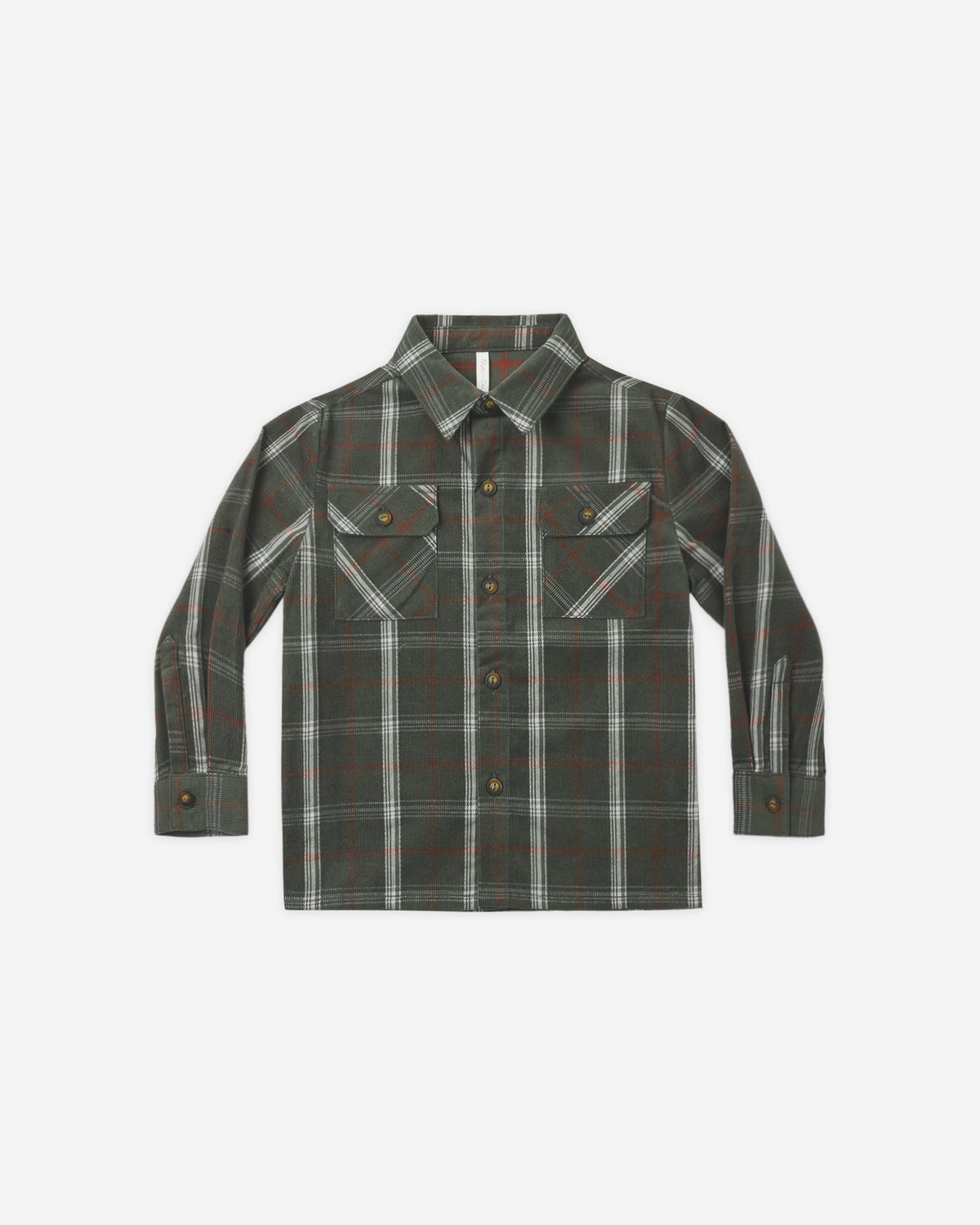 Pocketed Flannel Shirt Holiday Plaid - Rylee + Cru | Kids Clothes | Trendy Baby Clothes | Modern Infant Outfits |