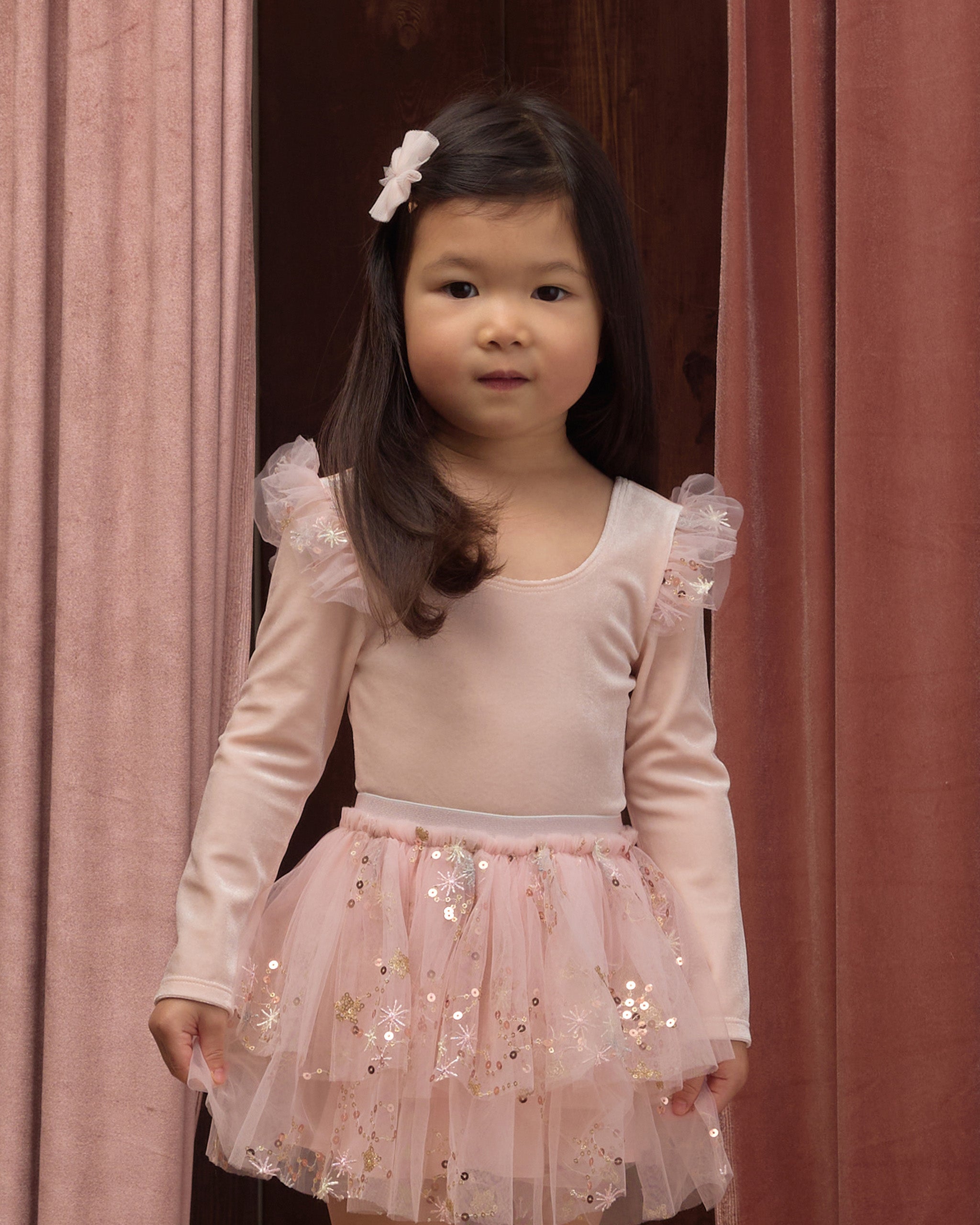 Flutter Tulle Clips Pink - Rylee + Cru | Kids Clothes | Trendy Baby Clothes | Modern Infant Outfits |