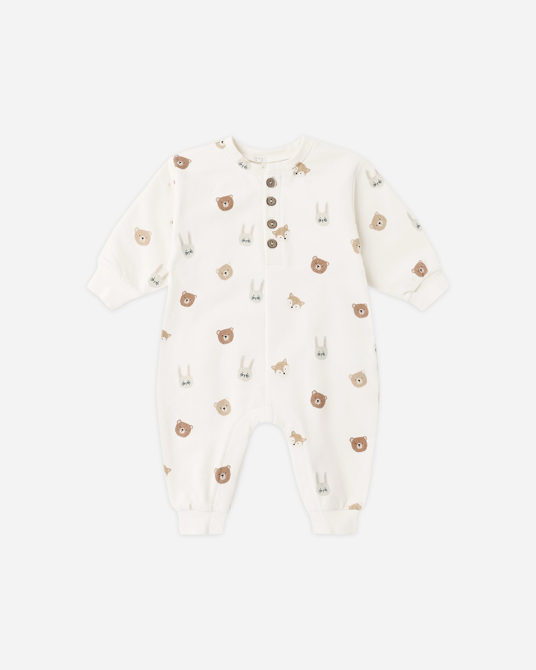 Relaxed Fleece Jumpsuit Critters - Rylee + Cru | Kids Clothes | Trendy Baby Clothes | Modern Infant Outfits |