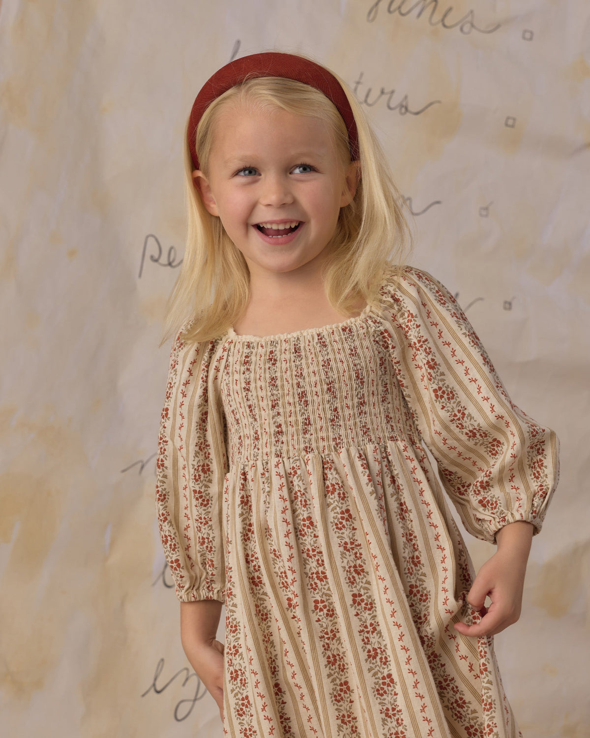 Della Dress Floral Stripe - Rylee + Cru | Kids Clothes | Trendy Baby Clothes | Modern Infant Outfits |