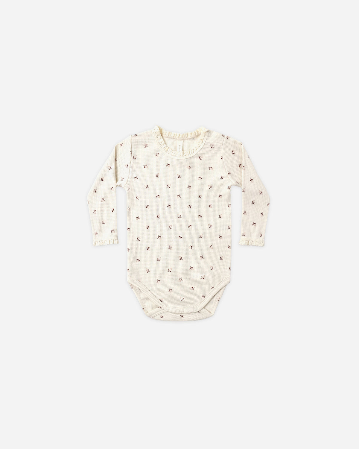 Waffle Long Sleeve Bodysuit Fall Ditsy - Rylee + Cru | Kids Clothes | Trendy Baby Clothes | Modern Infant Outfits |