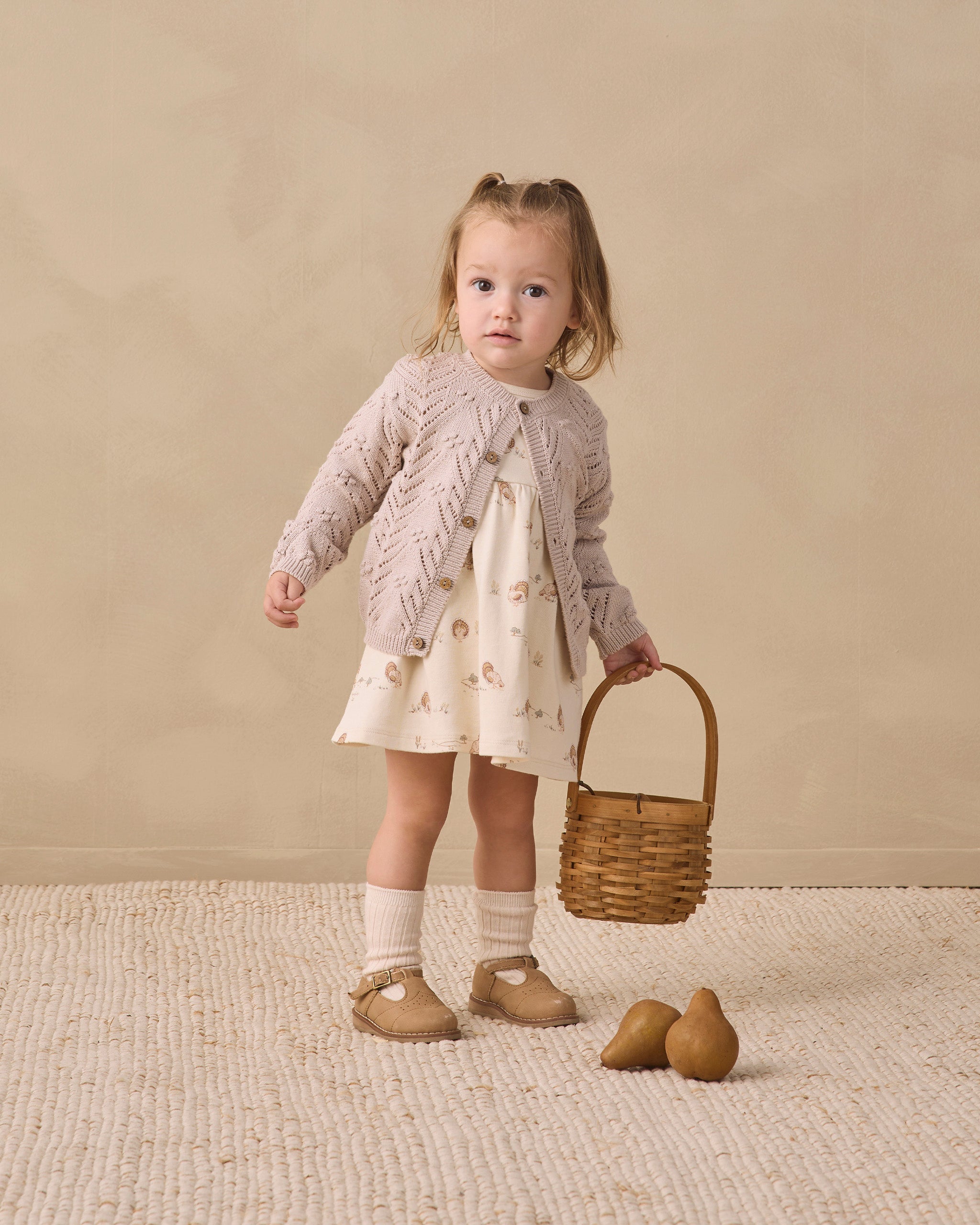 Knit Cardigan Lilac Mist - Rylee + Cru | Kids Clothes | Trendy Baby Clothes | Modern Infant Outfits |