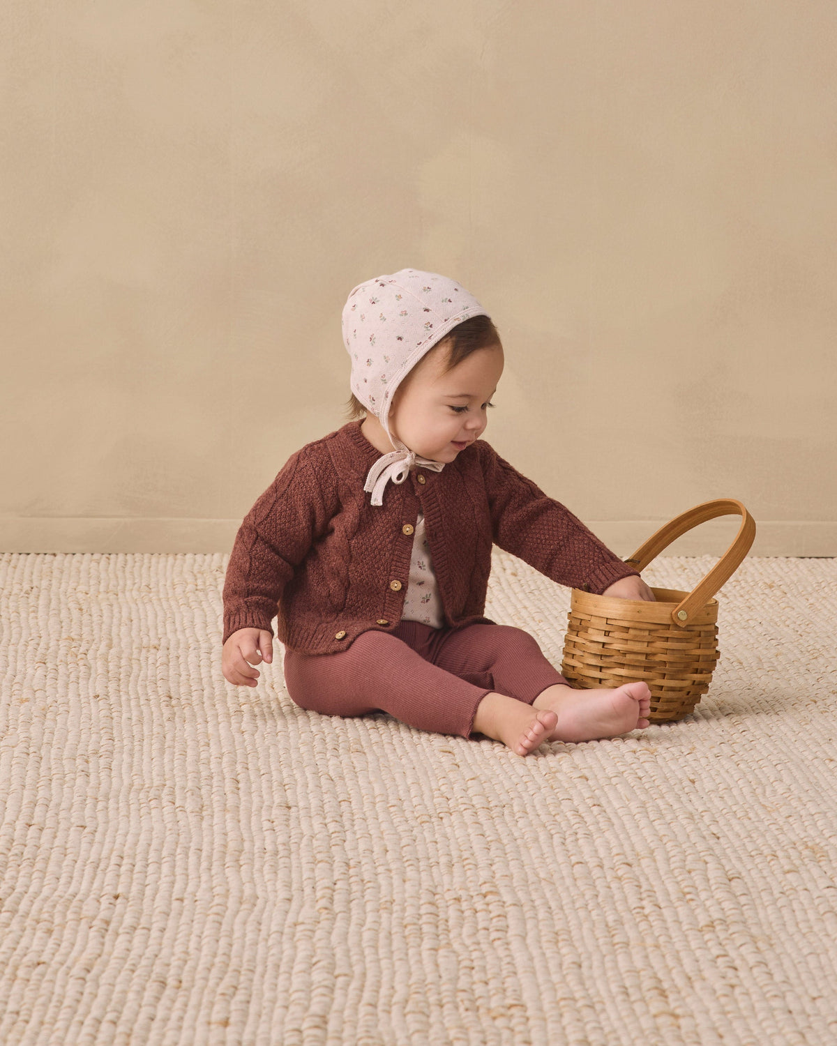 Ribbed Legging Black Cherry - Rylee + Cru | Kids Clothes | Trendy Baby Clothes | Modern Infant Outfits |