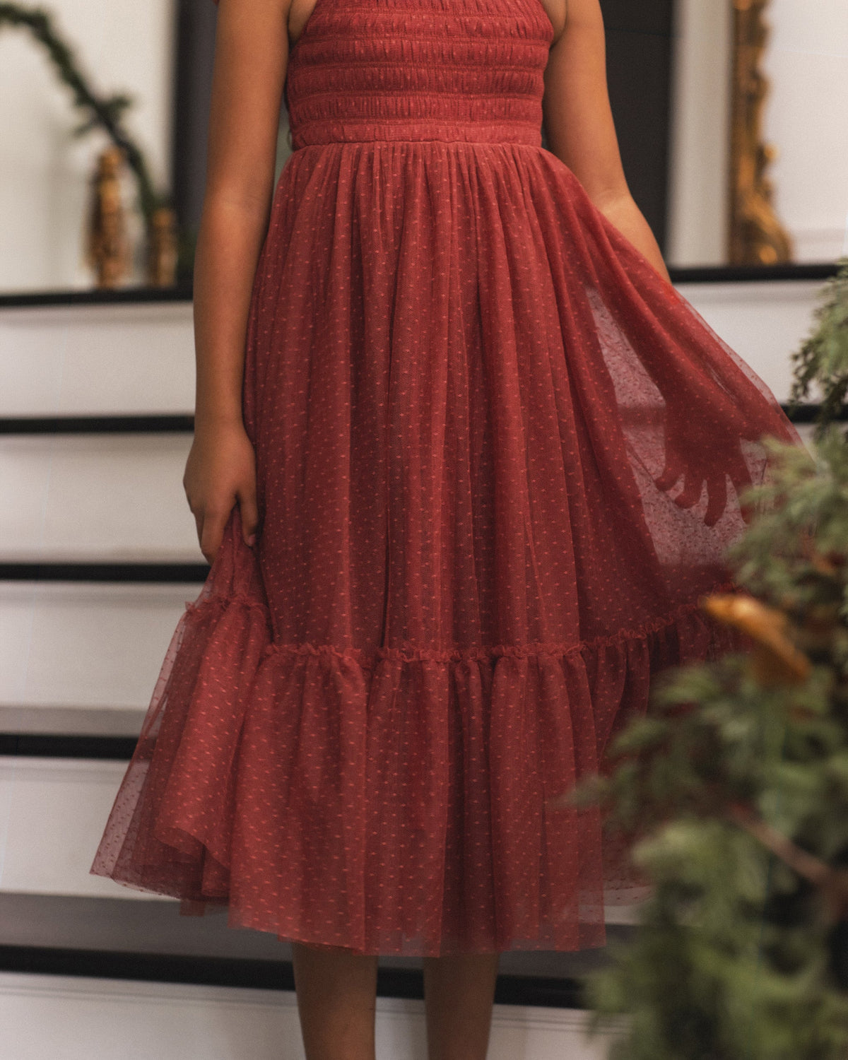 Clara Dress Ruby