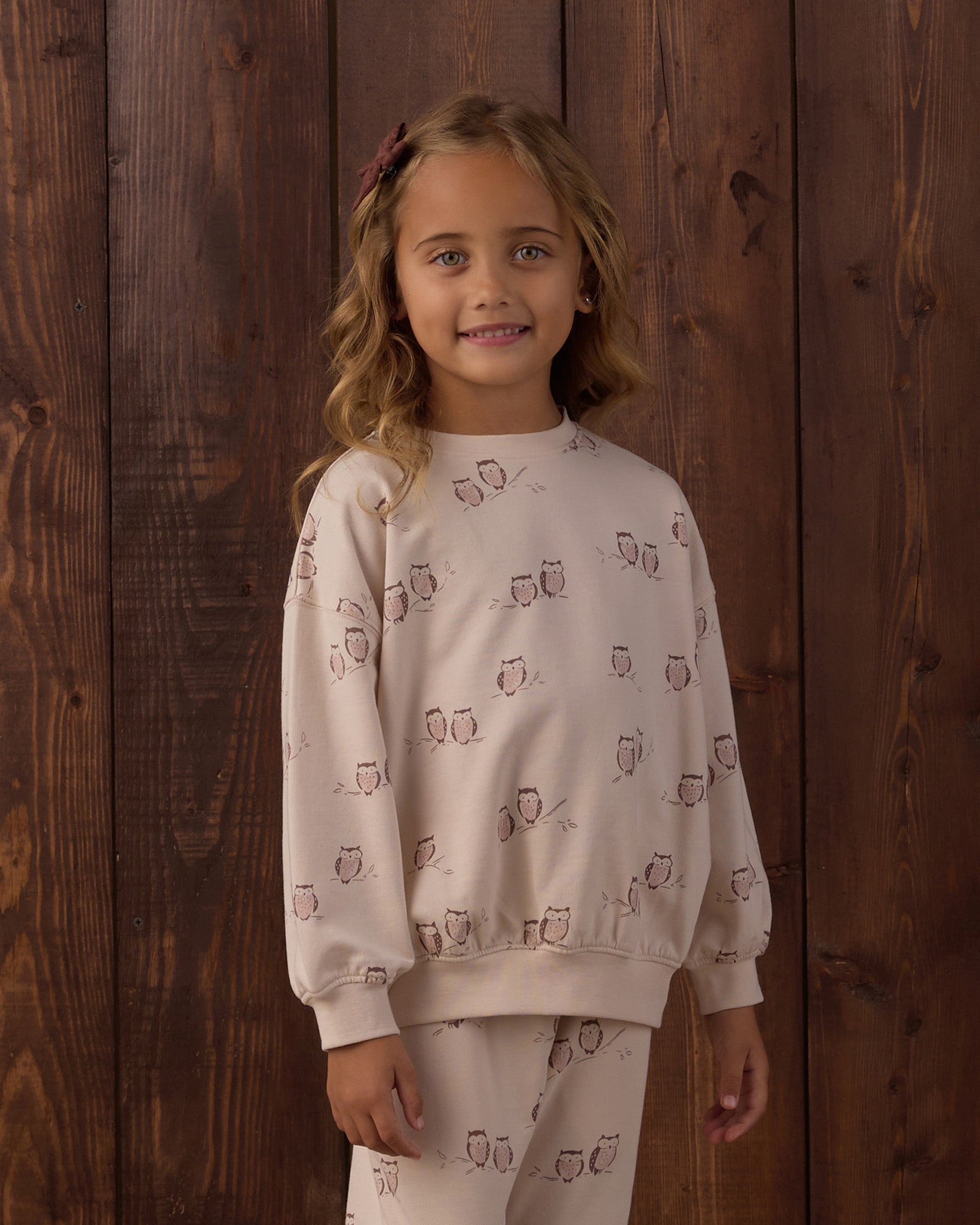 Jogger Sweatpant Owls - Rylee + Cru | Kids Clothes | Trendy Baby Clothes | Modern Infant Outfits |