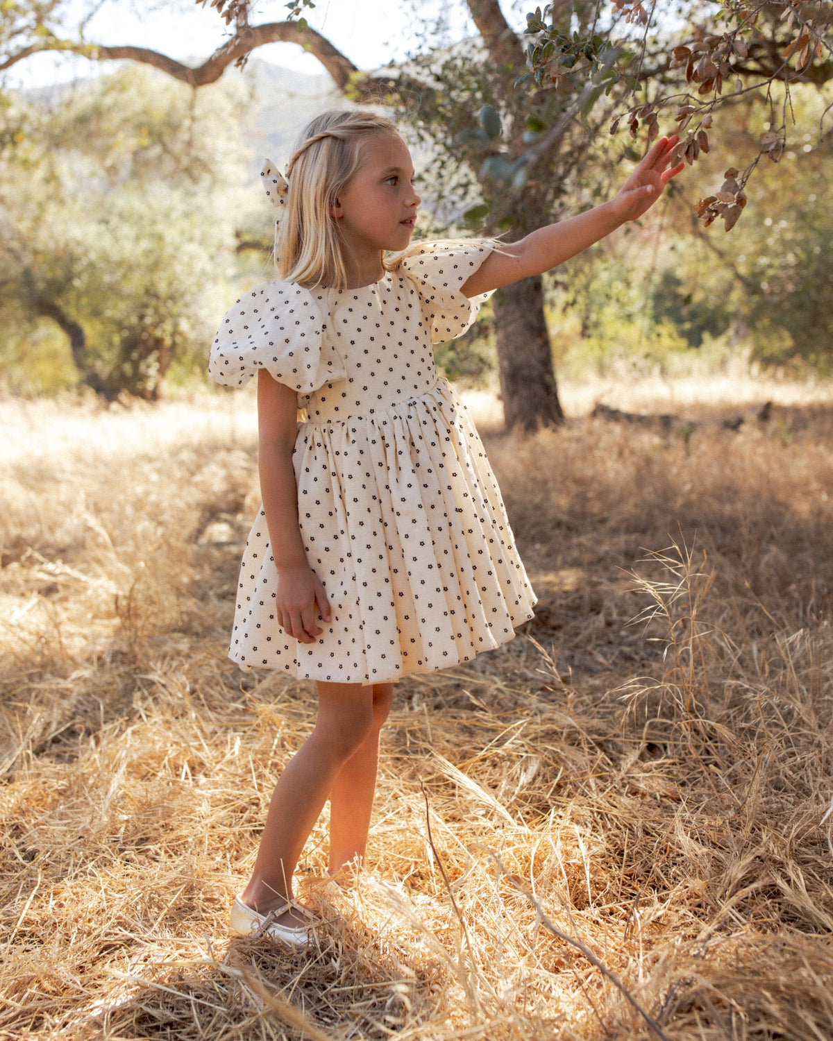 Everly Bow Black Daisy