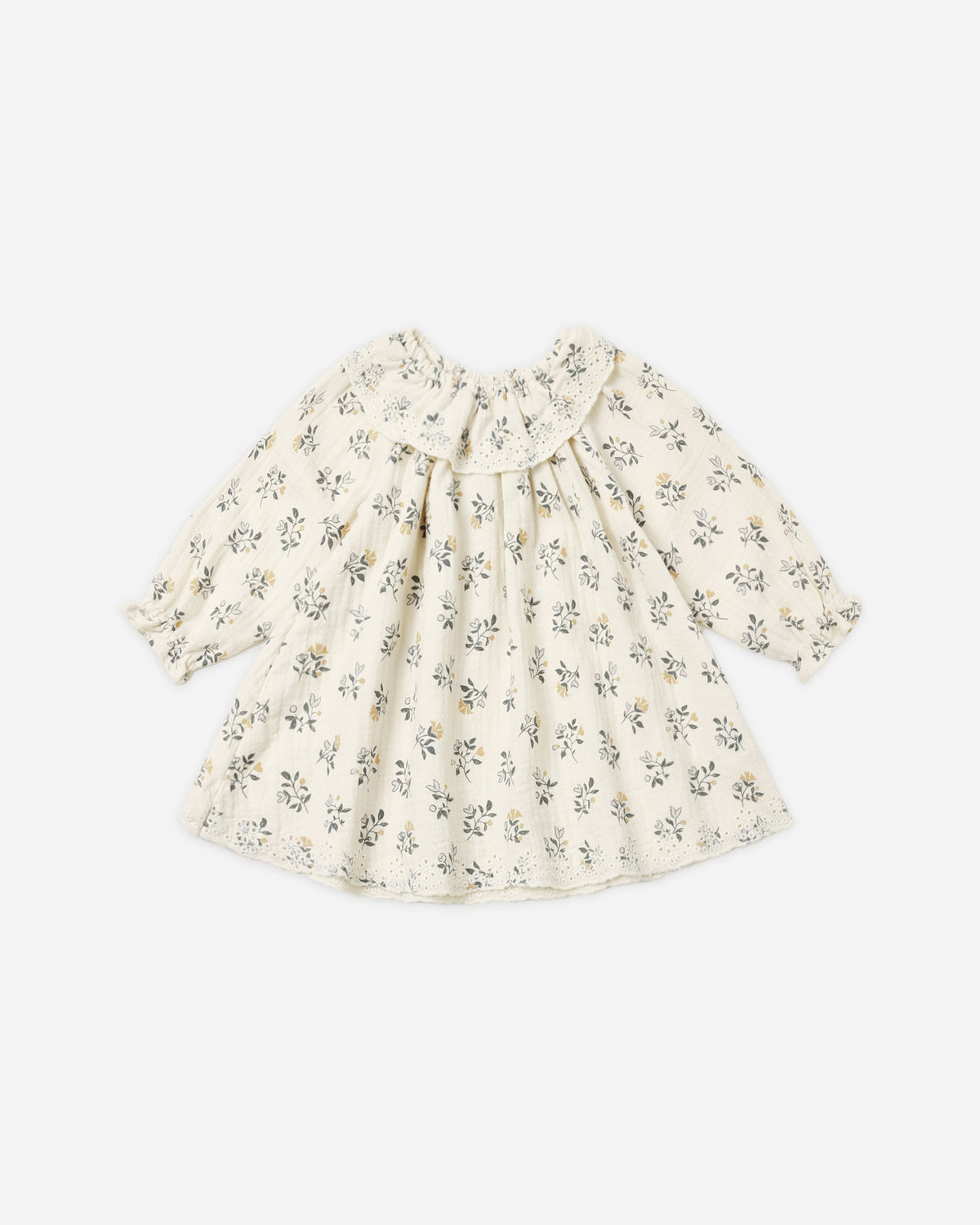 Long Sleeve Isla Dress French Floral - Rylee + Cru | Kids Clothes | Trendy Baby Clothes | Modern Infant Outfits |