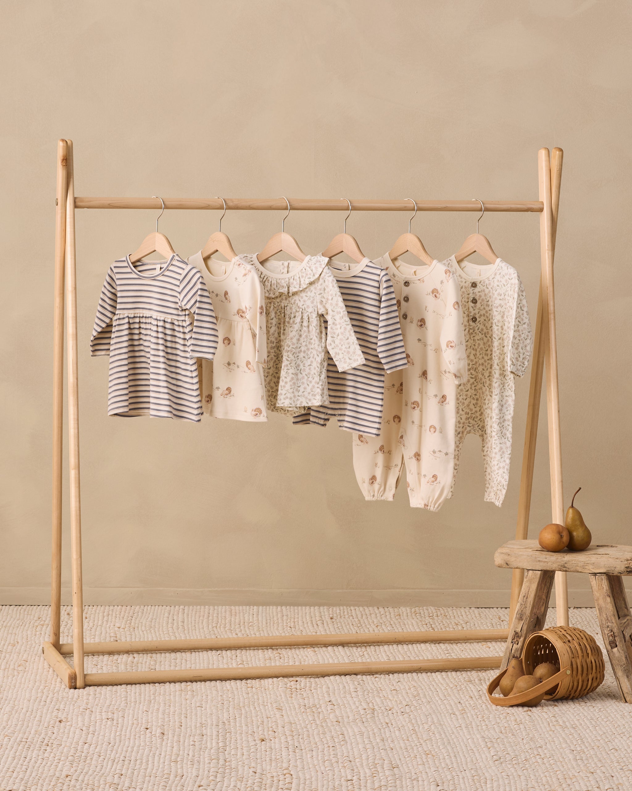 Henley Bubble Jumpsuit Floret - Rylee + Cru | Kids Clothes | Trendy Baby Clothes | Modern Infant Outfits |