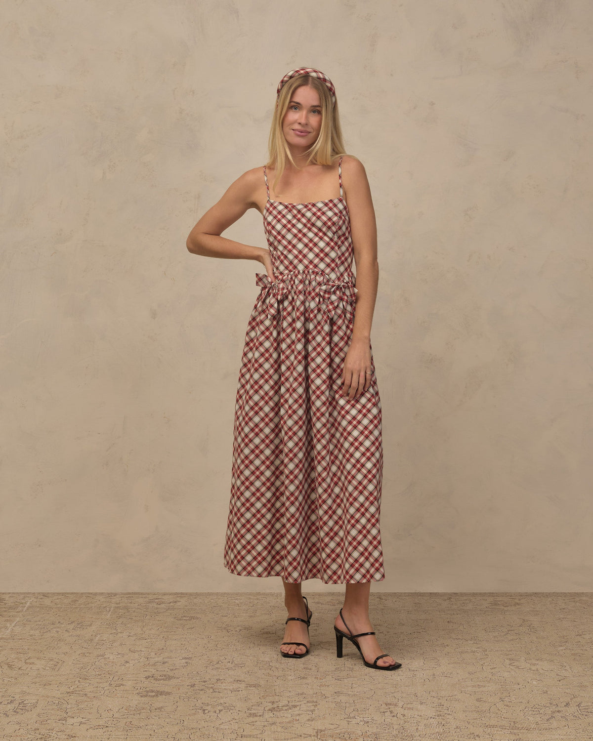 Women's Beatrice Midi Dress Holiday Tartan