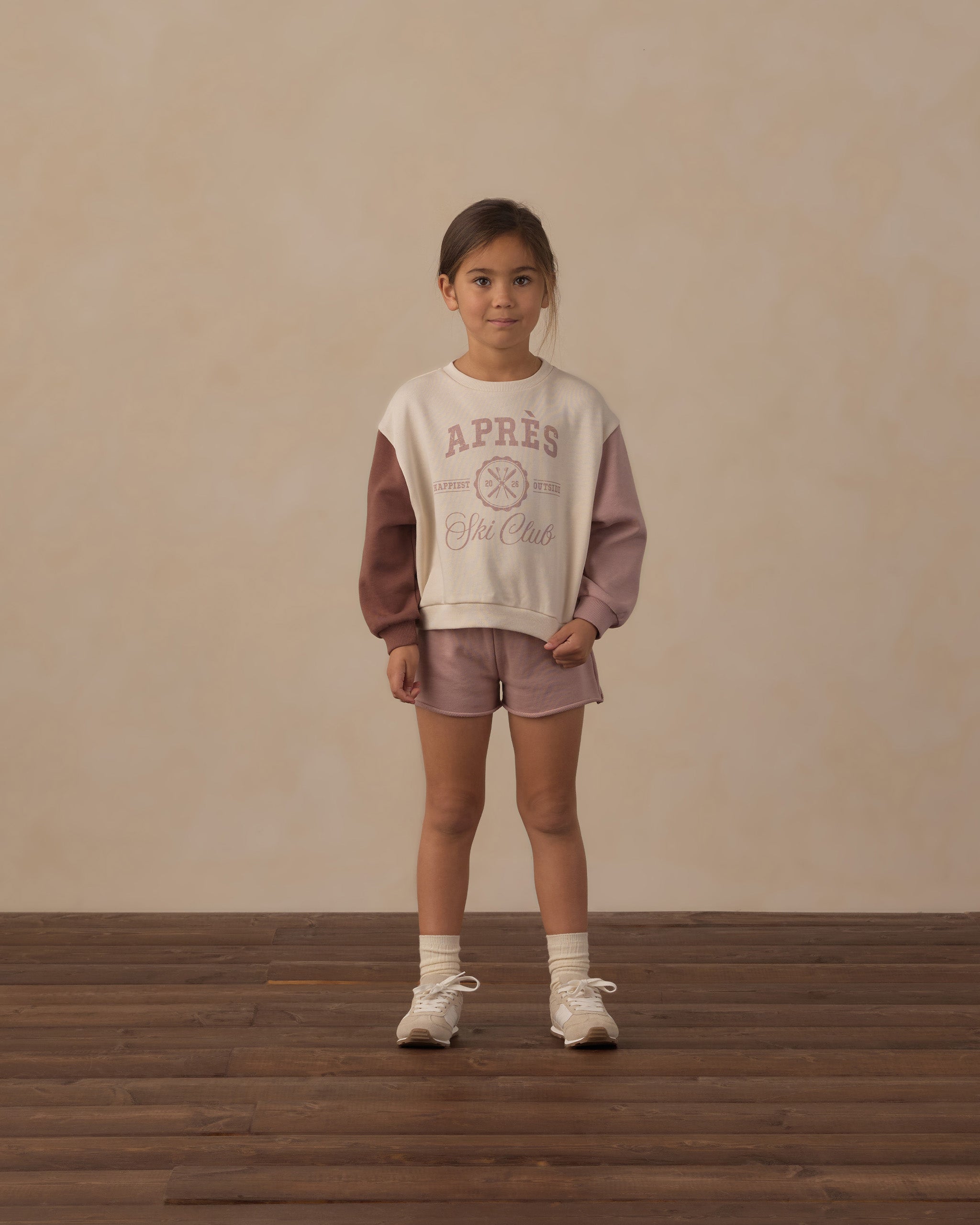 Sweat Short Rosewood - Rylee + Cru | Kids Clothes | Trendy Baby Clothes | Modern Infant Outfits |