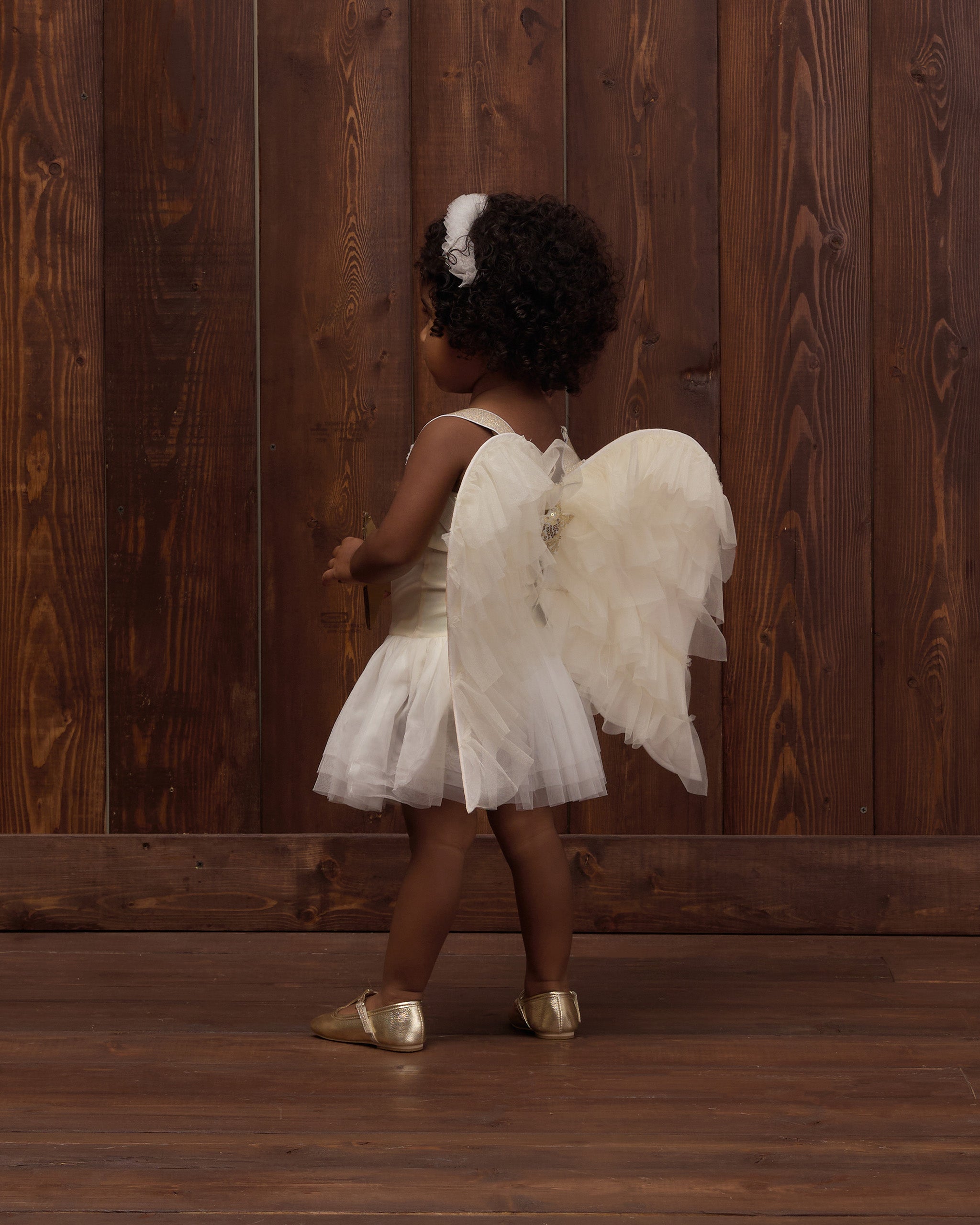 Ruffle Headband Ivory - Rylee + Cru | Kids Clothes | Trendy Baby Clothes | Modern Infant Outfits |