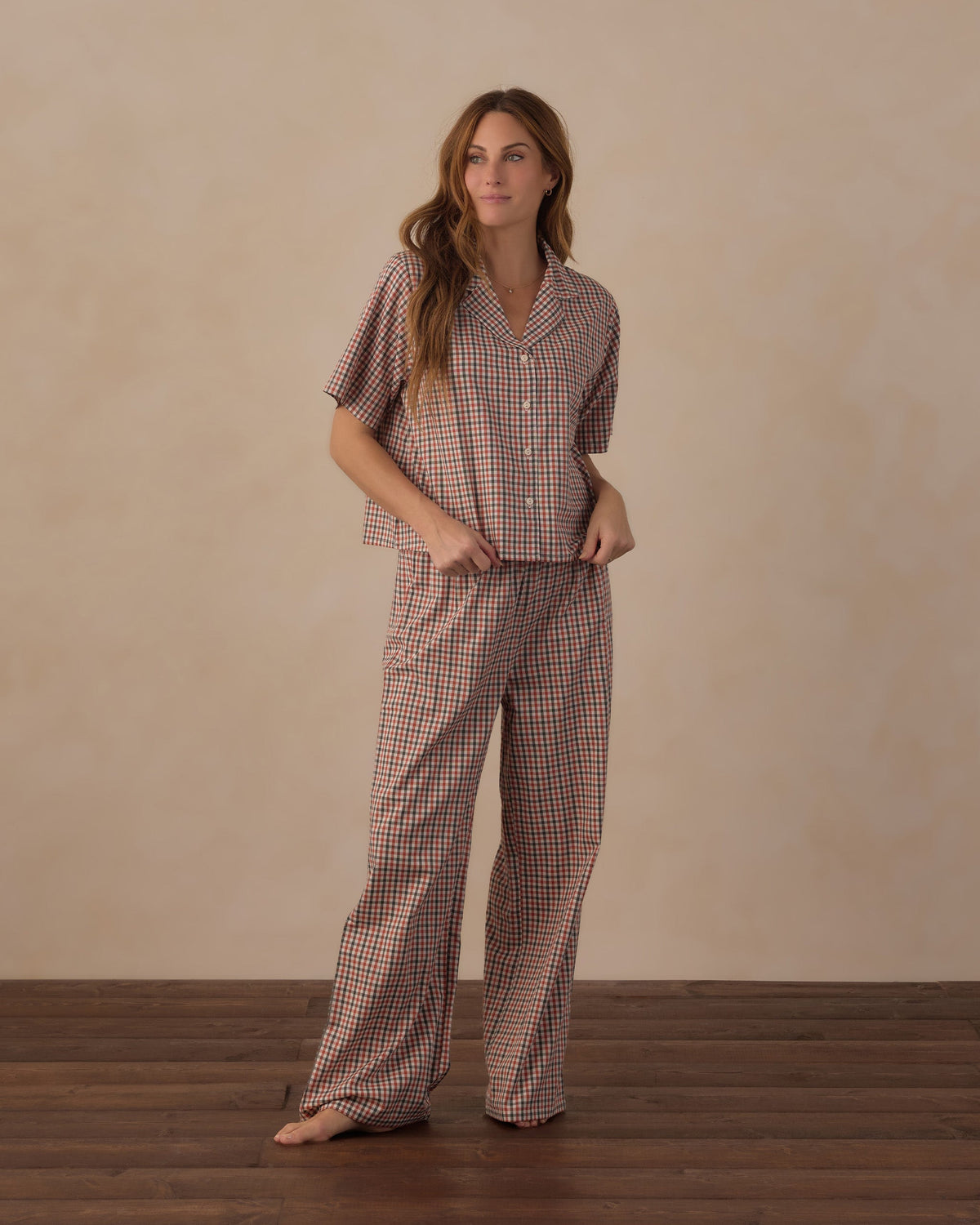 Women's Woven Pajama Set Holiday Gingham - Rylee + Cru | Kids Clothes | Trendy Baby Clothes | Modern Infant Outfits |