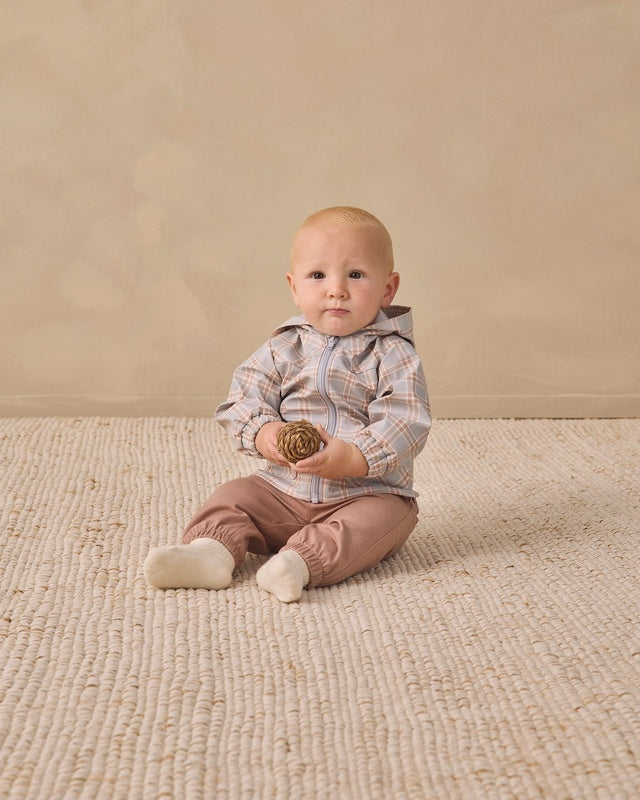 Rain Coat Blue Plaid - Rylee + Cru | Kids Clothes | Trendy Baby Clothes | Modern Infant Outfits |