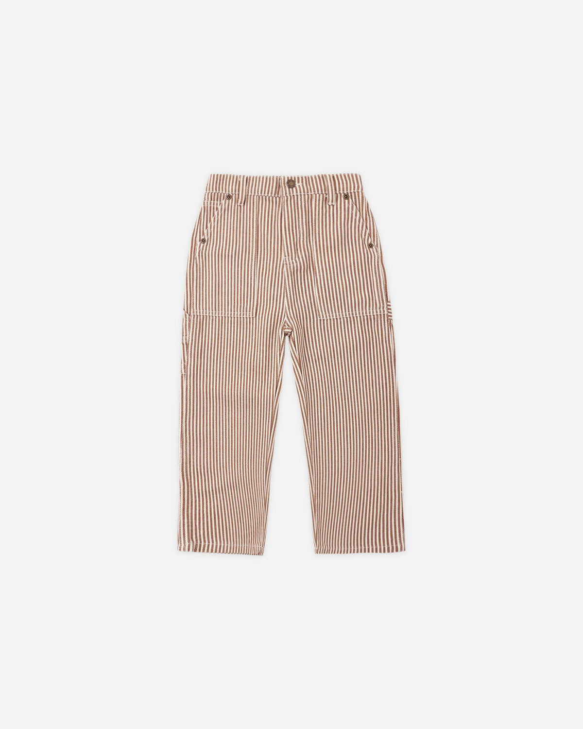 Utility Pant Clay Stripe - Rylee + Cru | Kids Clothes | Trendy Baby Clothes | Modern Infant Outfits |