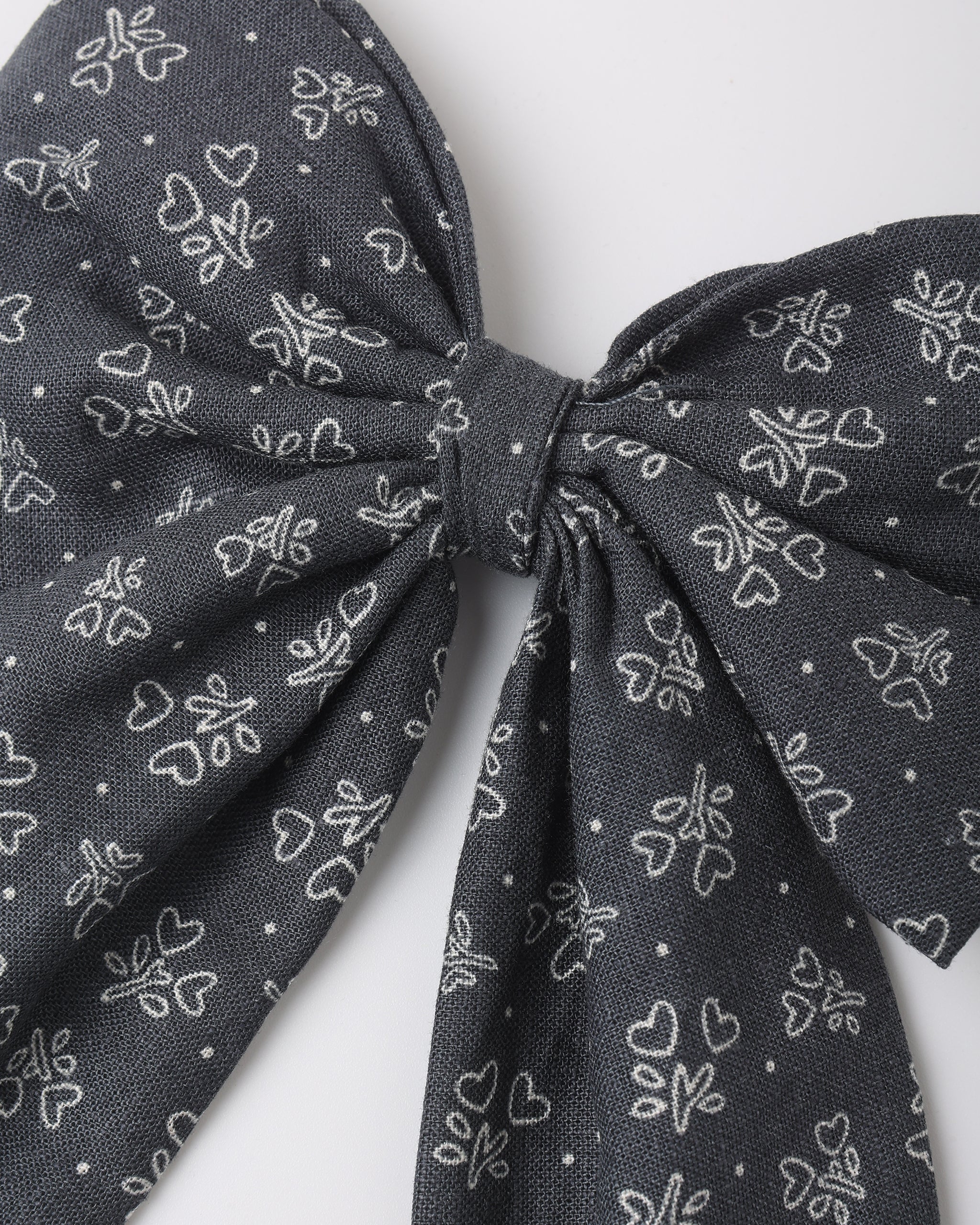 Oversized Bow Heart Ditsy - Rylee + Cru | Kids Clothes | Trendy Baby Clothes | Modern Infant Outfits |