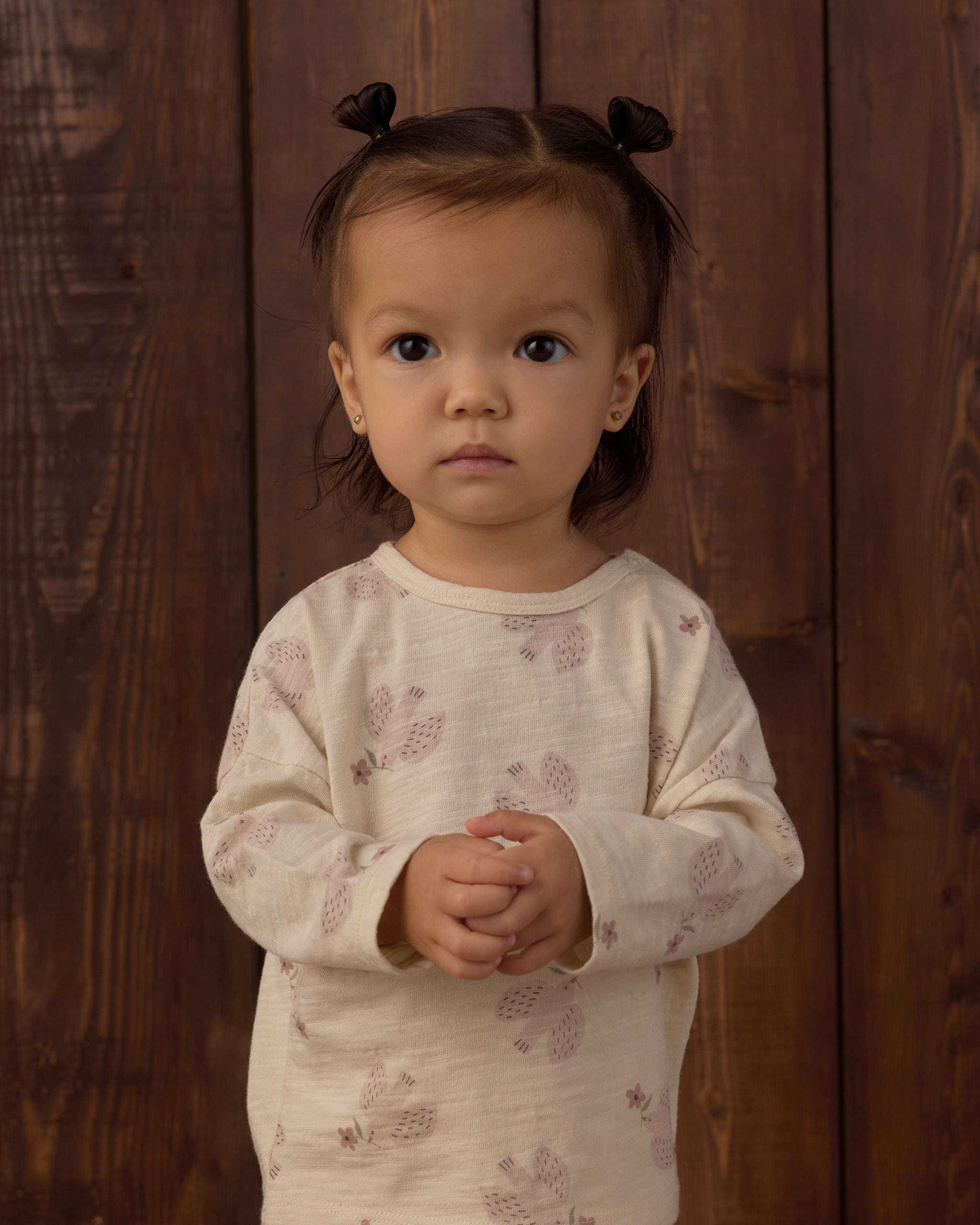 Long Sleeve Tee + Pant Set Sparrows - Rylee + Cru | Kids Clothes | Trendy Baby Clothes | Modern Infant Outfits |
