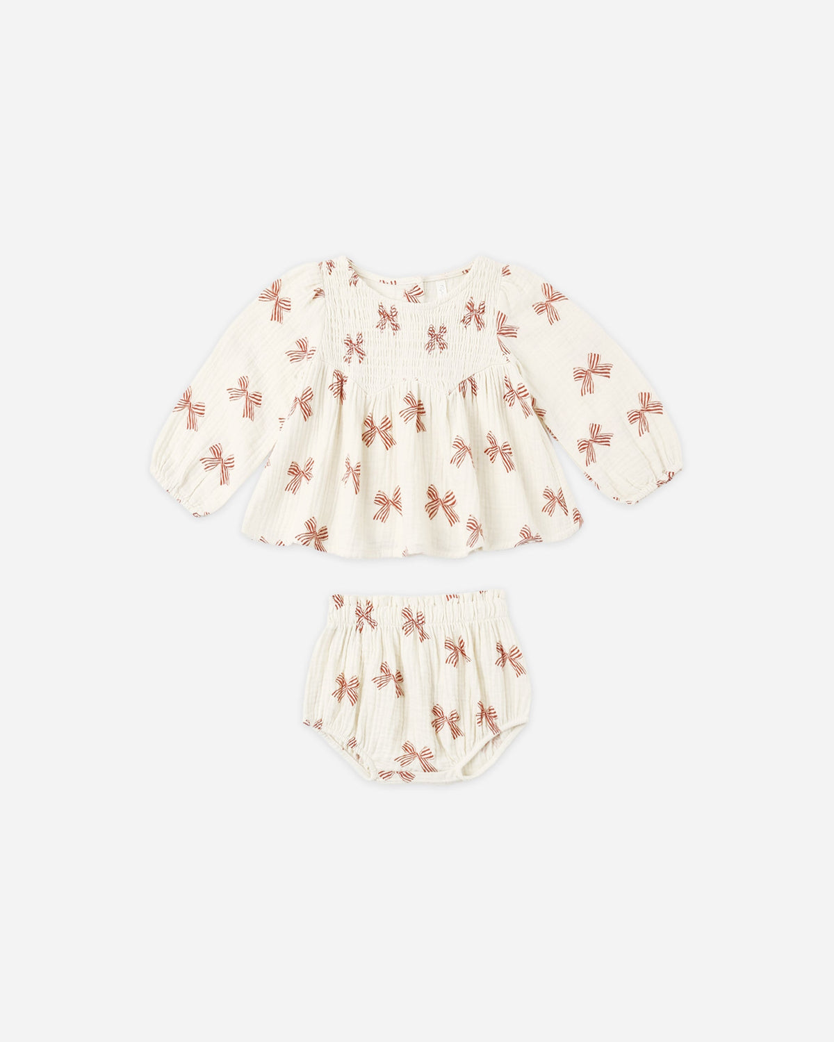 Sophia Top + Bloomer Set Peppermint Bows - Rylee + Cru | Kids Clothes | Trendy Baby Clothes | Modern Infant Outfits |
