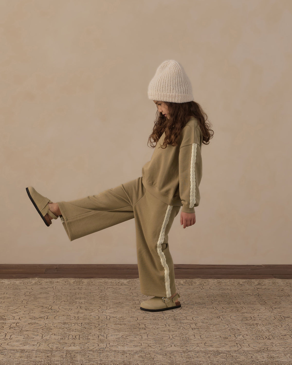 Oversized Sweatshirt Olive - Rylee + Cru | Kids Clothes | Trendy Baby Clothes | Modern Infant Outfits |