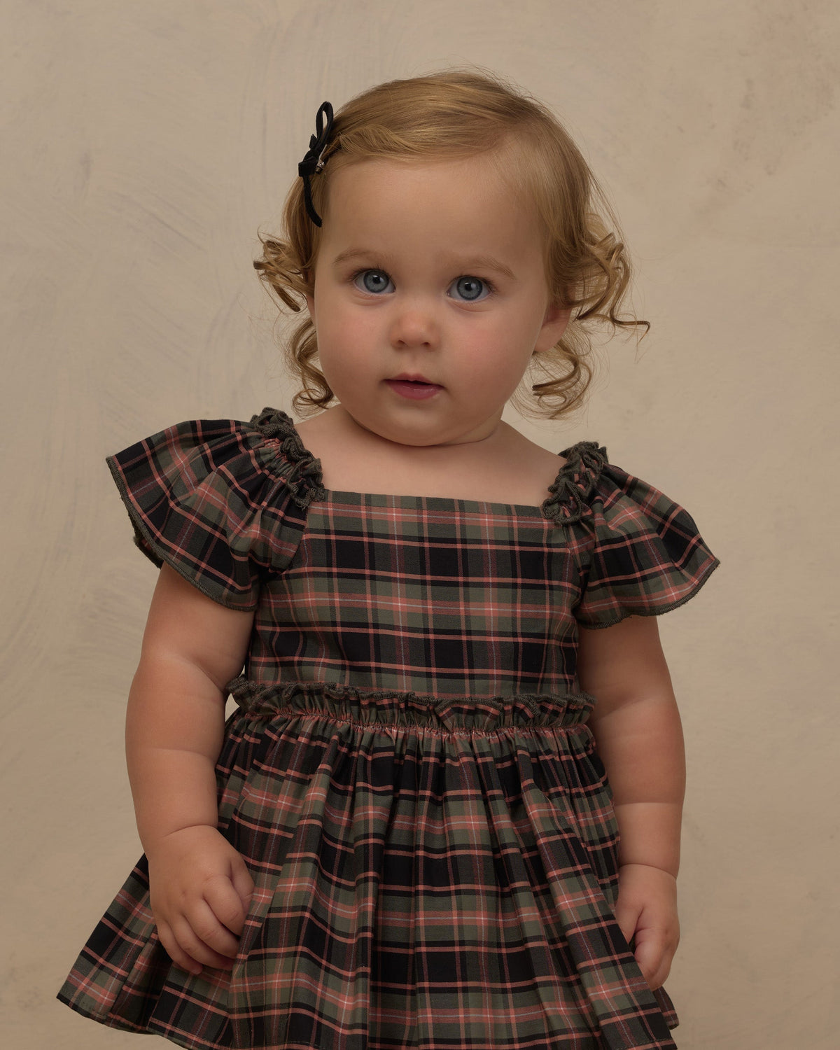 Mini Ribbon Bows Green, Ruby