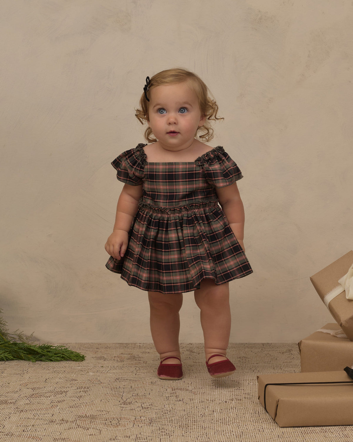 Margot Romper Tartan