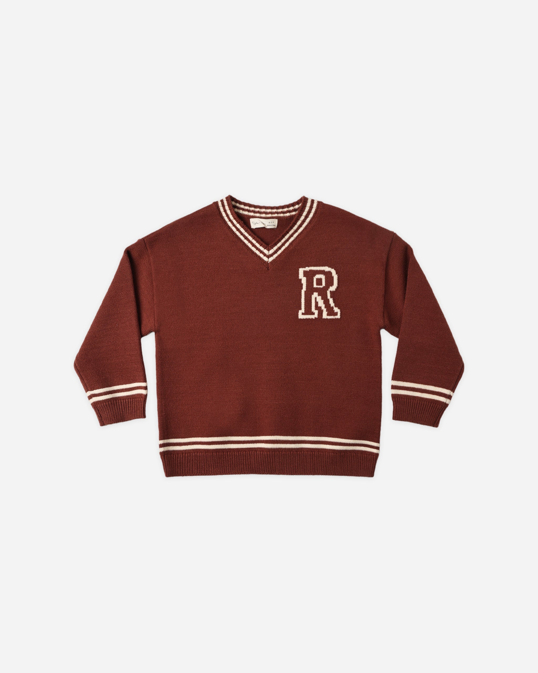 Redwood Sweater Brick - Rylee + Cru | Kids Clothes | Trendy Baby Clothes | Modern Infant Outfits |