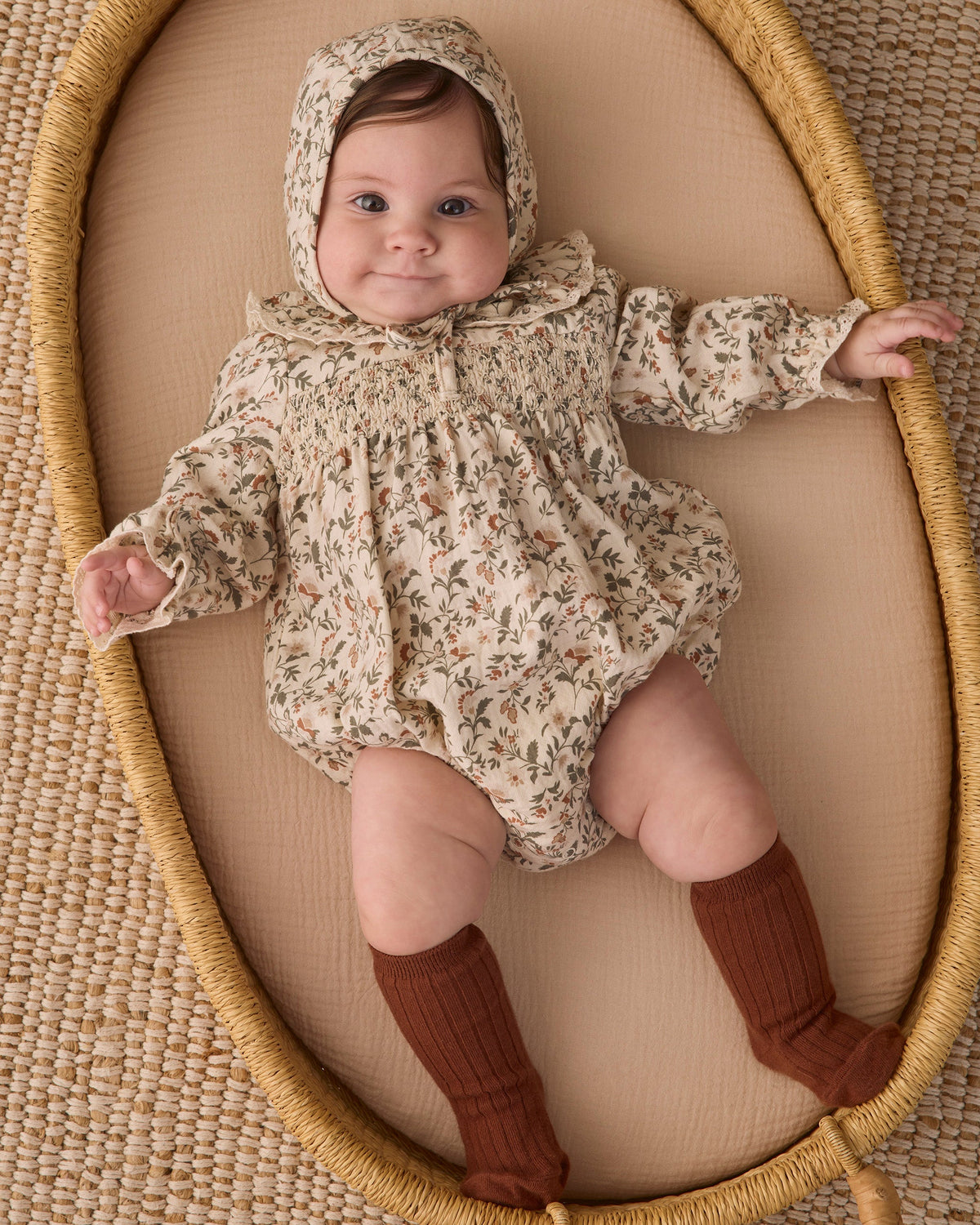 Callie Romper Holiday Floral - Rylee + Cru | Kids Clothes | Trendy Baby Clothes | Modern Infant Outfits |