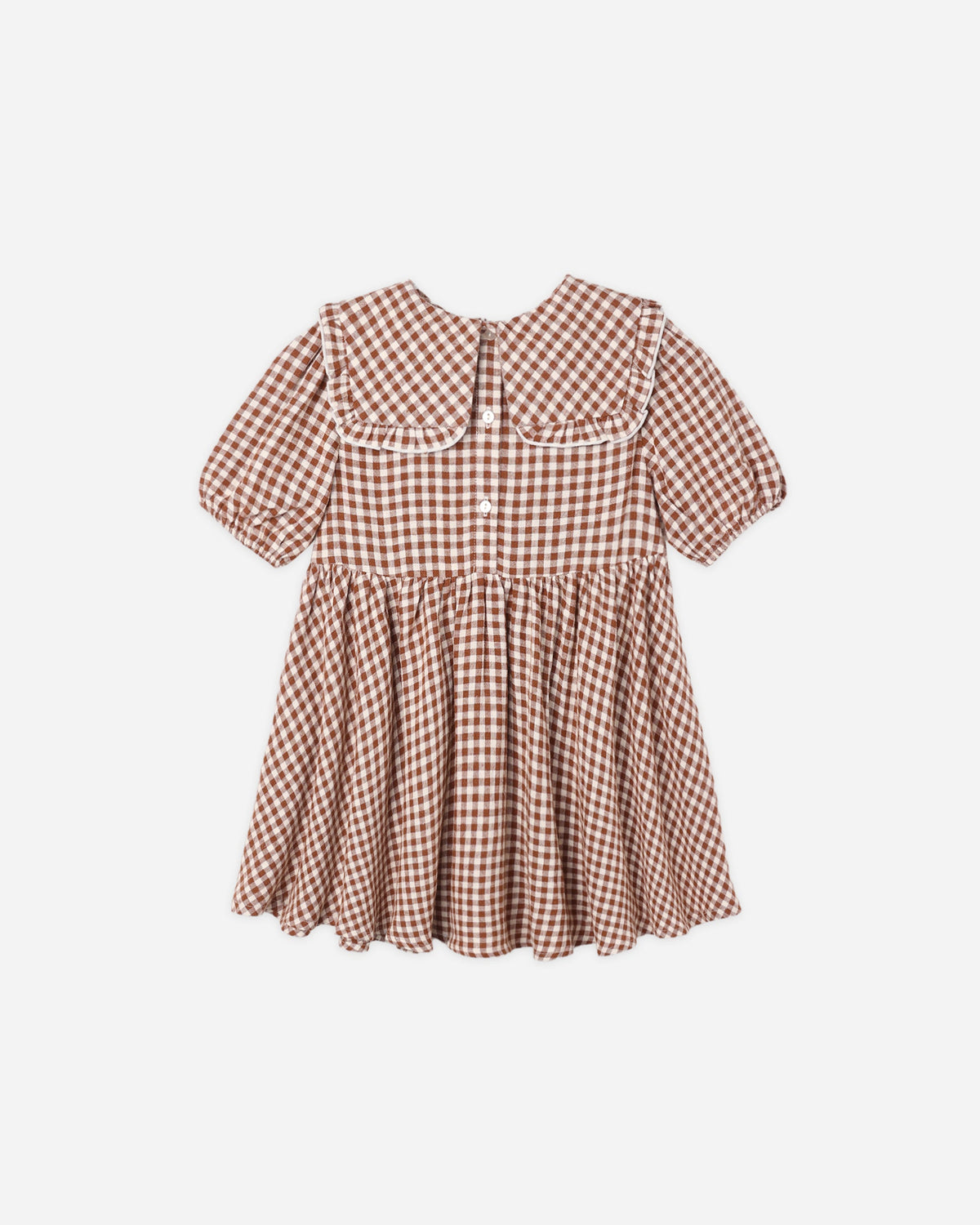 Camille Dress Brick Check - Rylee + Cru | Kids Clothes | Trendy Baby Clothes | Modern Infant Outfits |