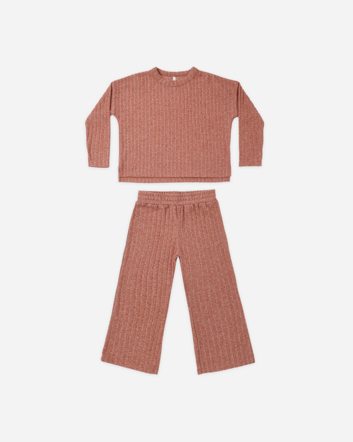 Cozy Rib Knit Set Ruby - Rylee + Cru | Kids Clothes | Trendy Baby Clothes | Modern Infant Outfits |