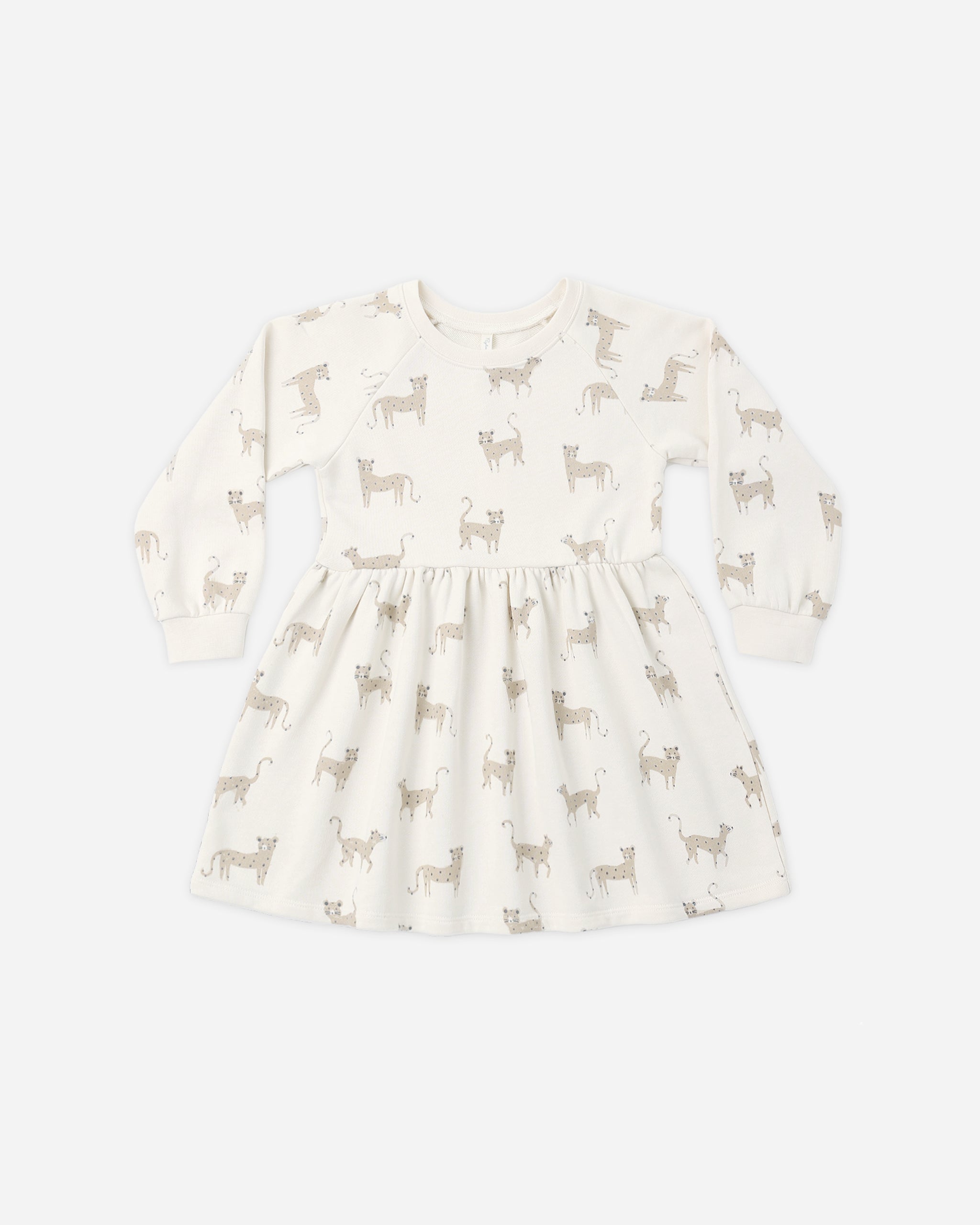 Raglan Dress Leopards - Rylee + Cru | Kids Clothes | Trendy Baby Clothes | Modern Infant Outfits |