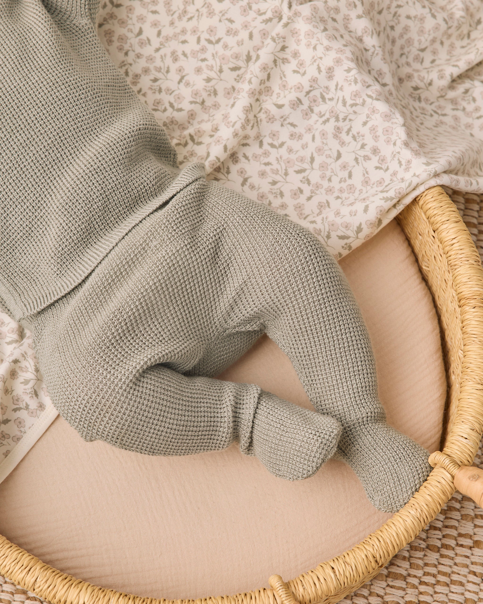 Footed Knit Pant Laurel - Rylee + Cru | Kids Clothes | Trendy Baby Clothes | Modern Infant Outfits |