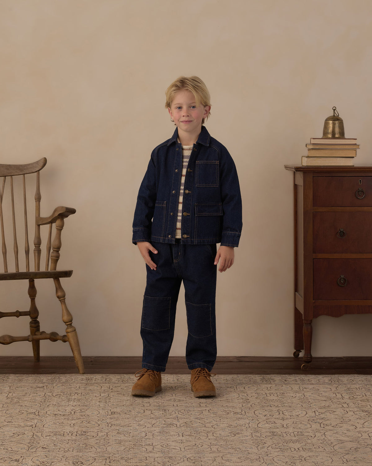 North Jacket Dark Indigo - Rylee + Cru | Kids Clothes | Trendy Baby Clothes | Modern Infant Outfits |