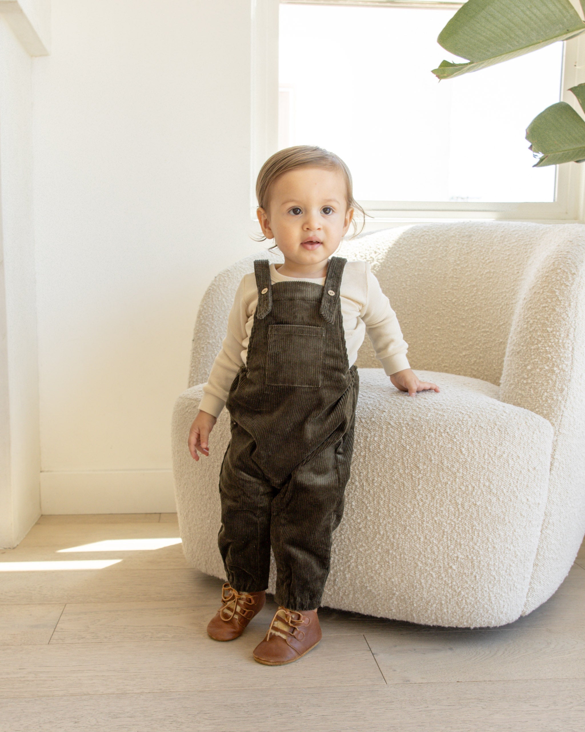 Knit Overall || Forest - Rylee + Cru | Kids Clothes | Trendy Baby Clothes | Modern Infant Outfits |
